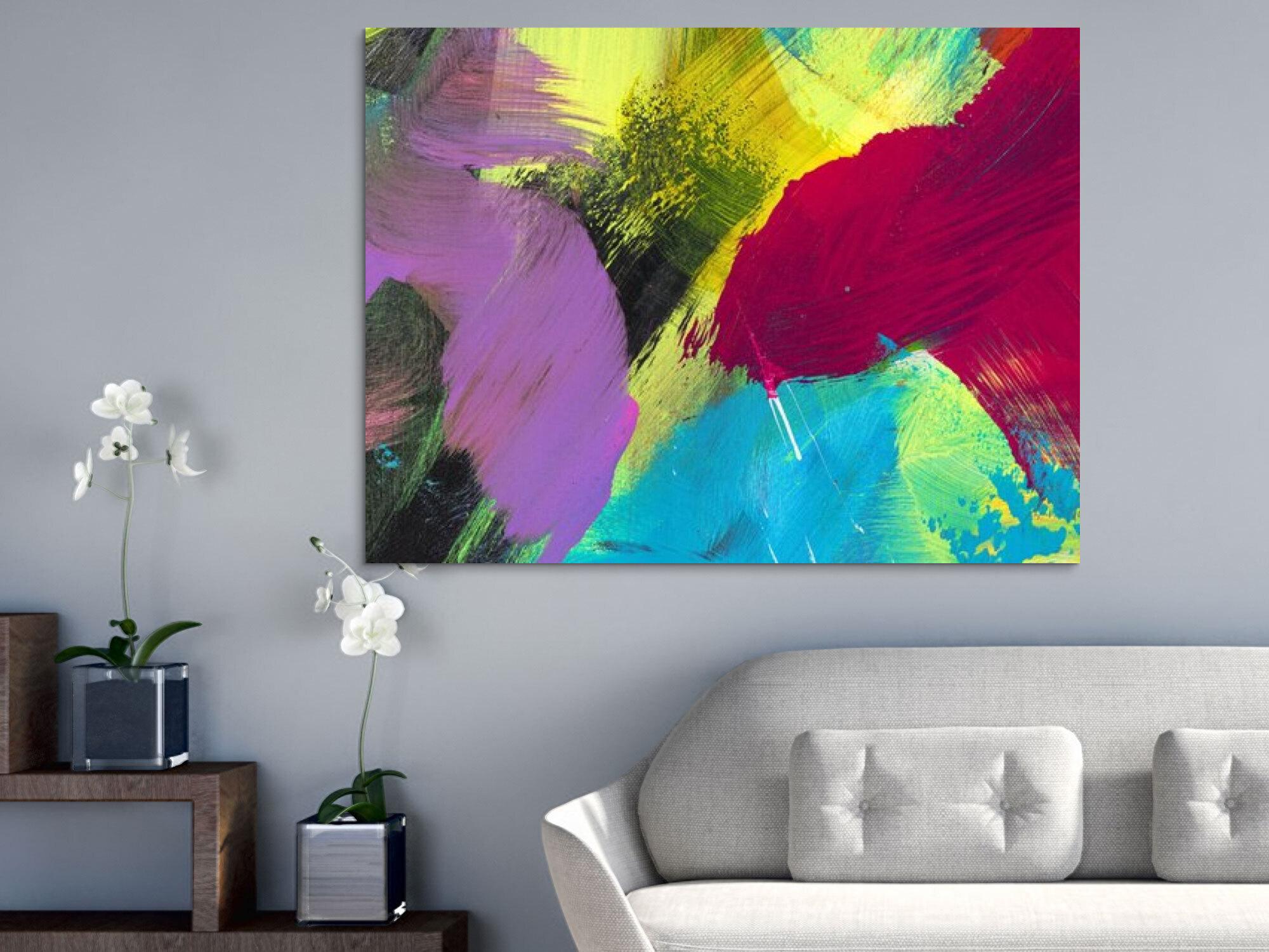Abstraktes Bild auf Leinwand