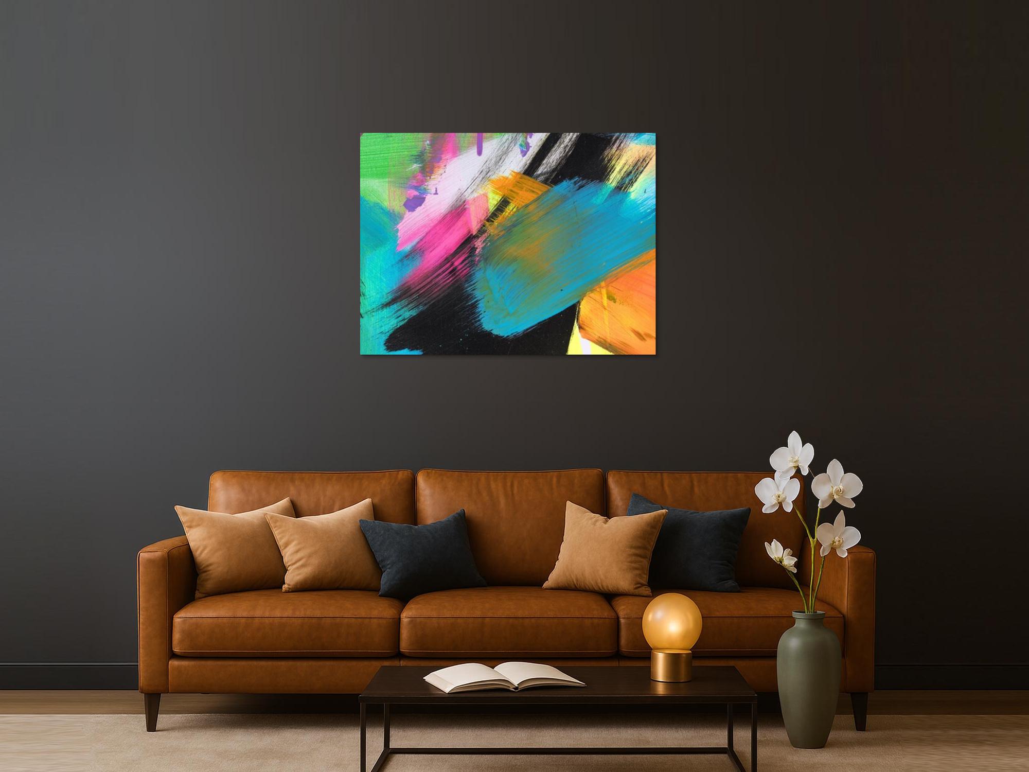 Abstraktes Bild auf Leinwand