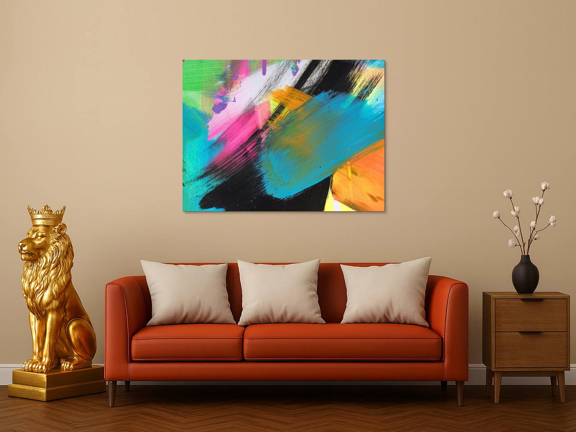 Abstraktes Bild auf Leinwand