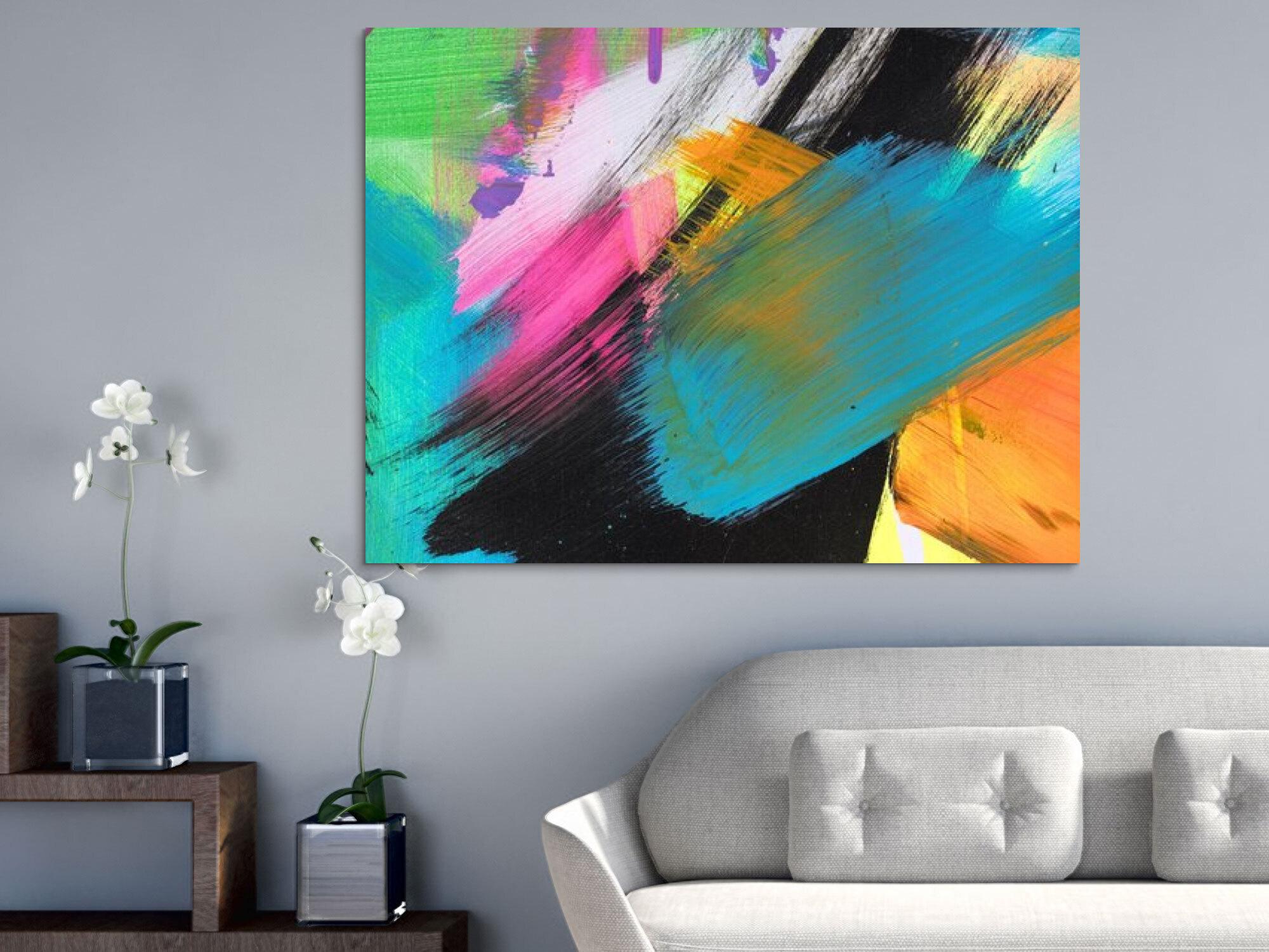Abstraktes Bild auf Leinwand