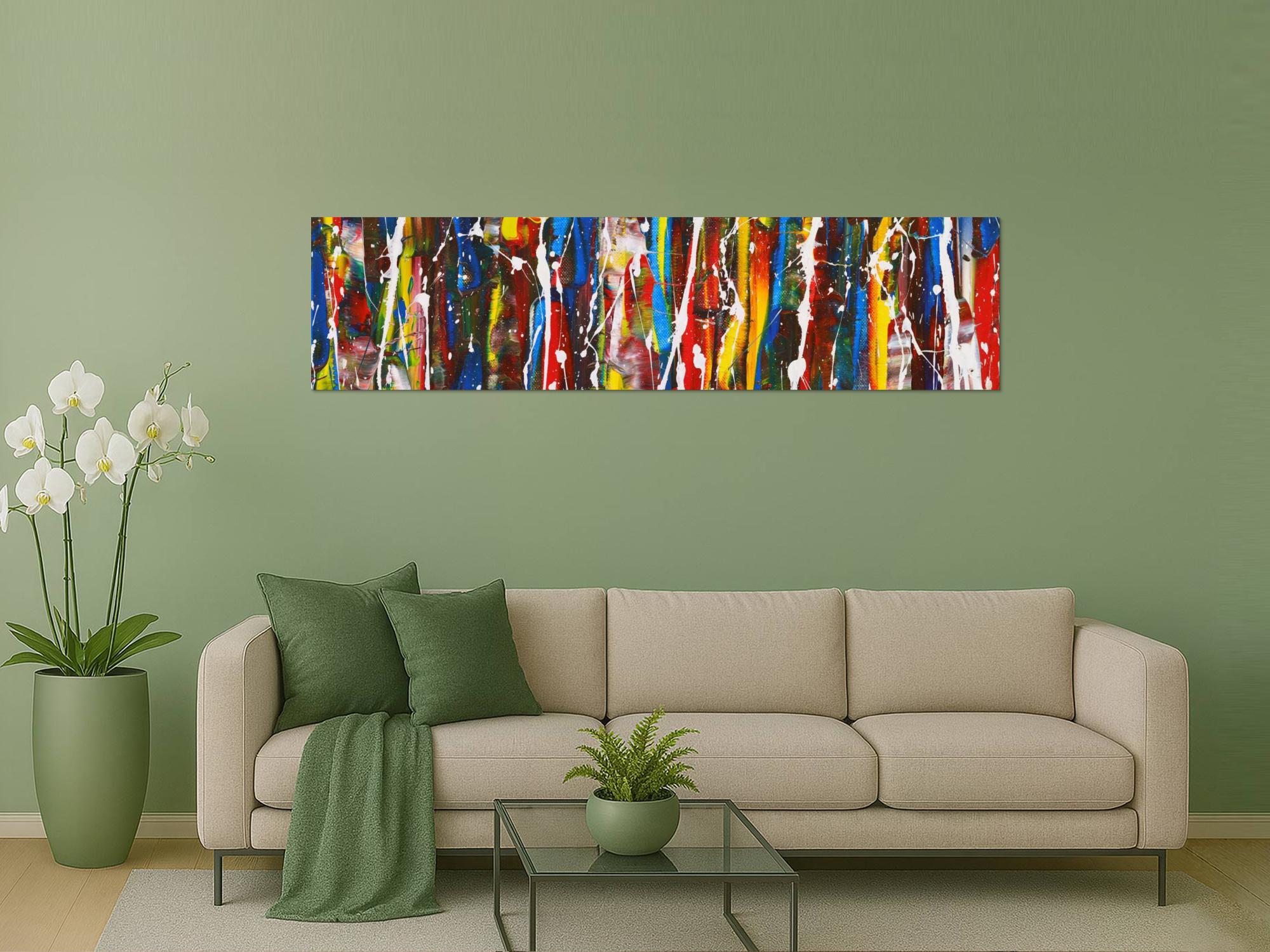 Abstraktes Bild auf Leinwand