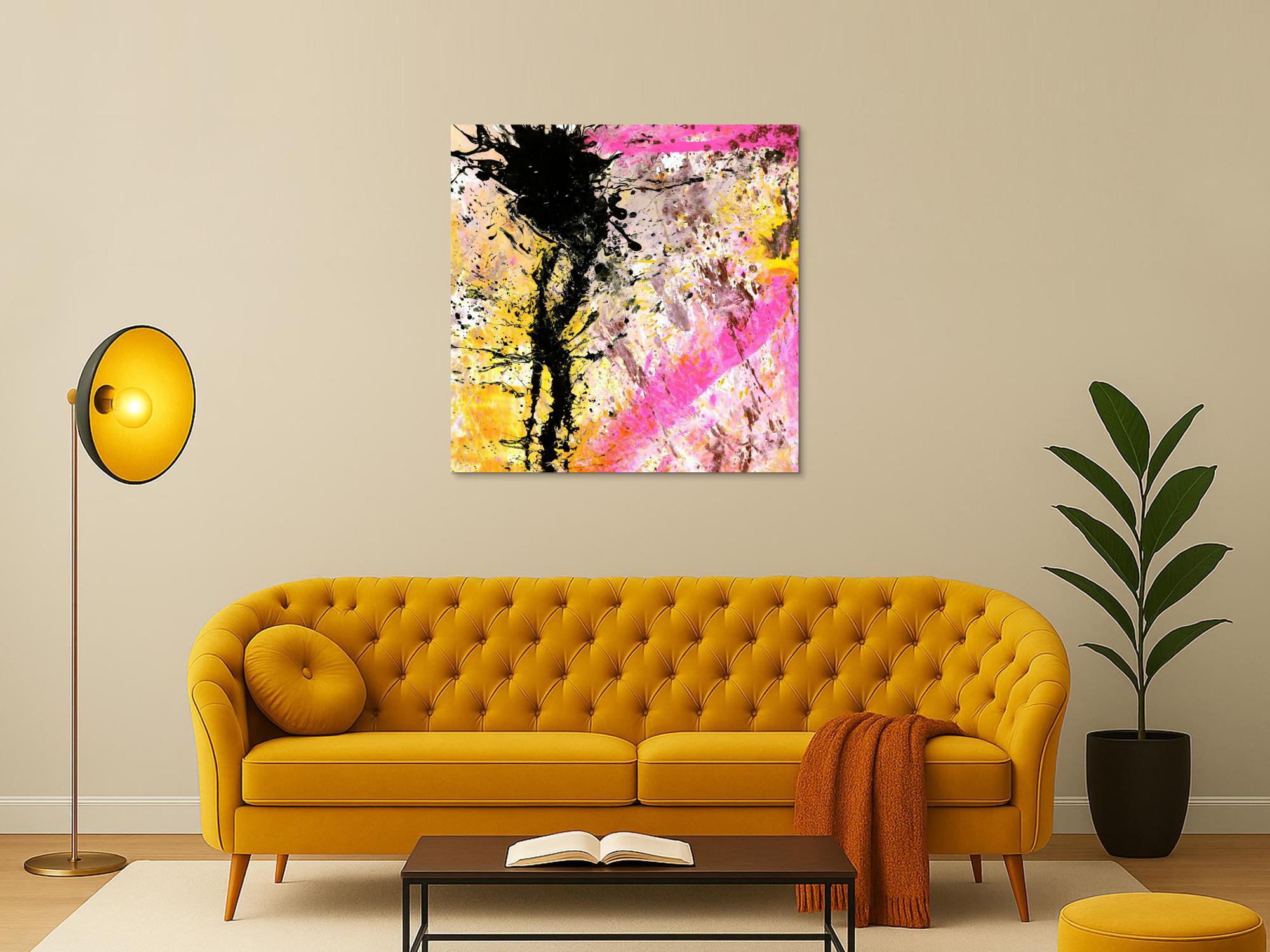 Abstraktes Bild auf Leinwand