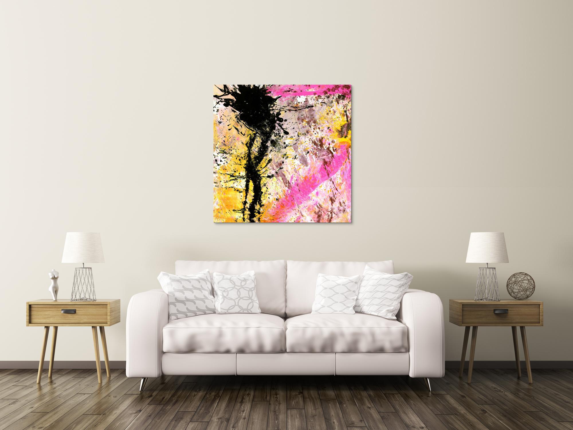 Abstraktes Bild auf Leinwand