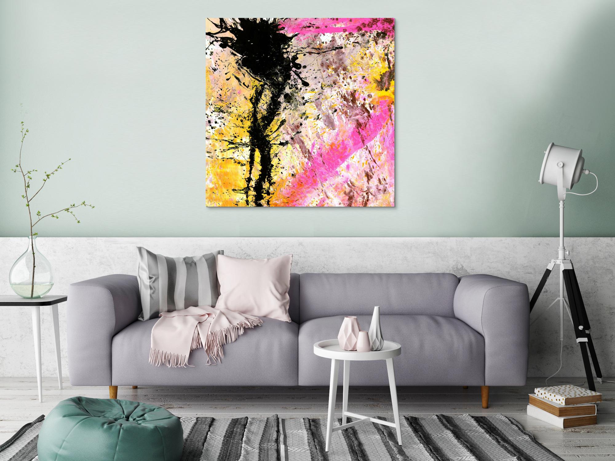 Abstraktes Bild auf Leinwand