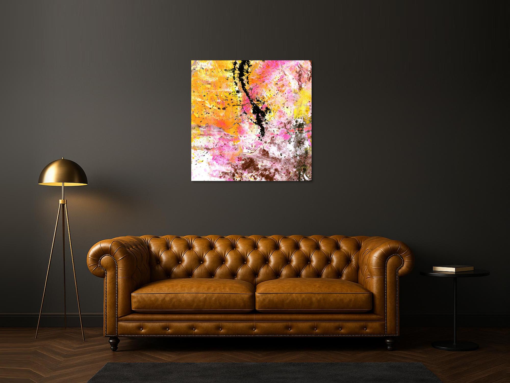 Abstraktes Bild auf Leinwand