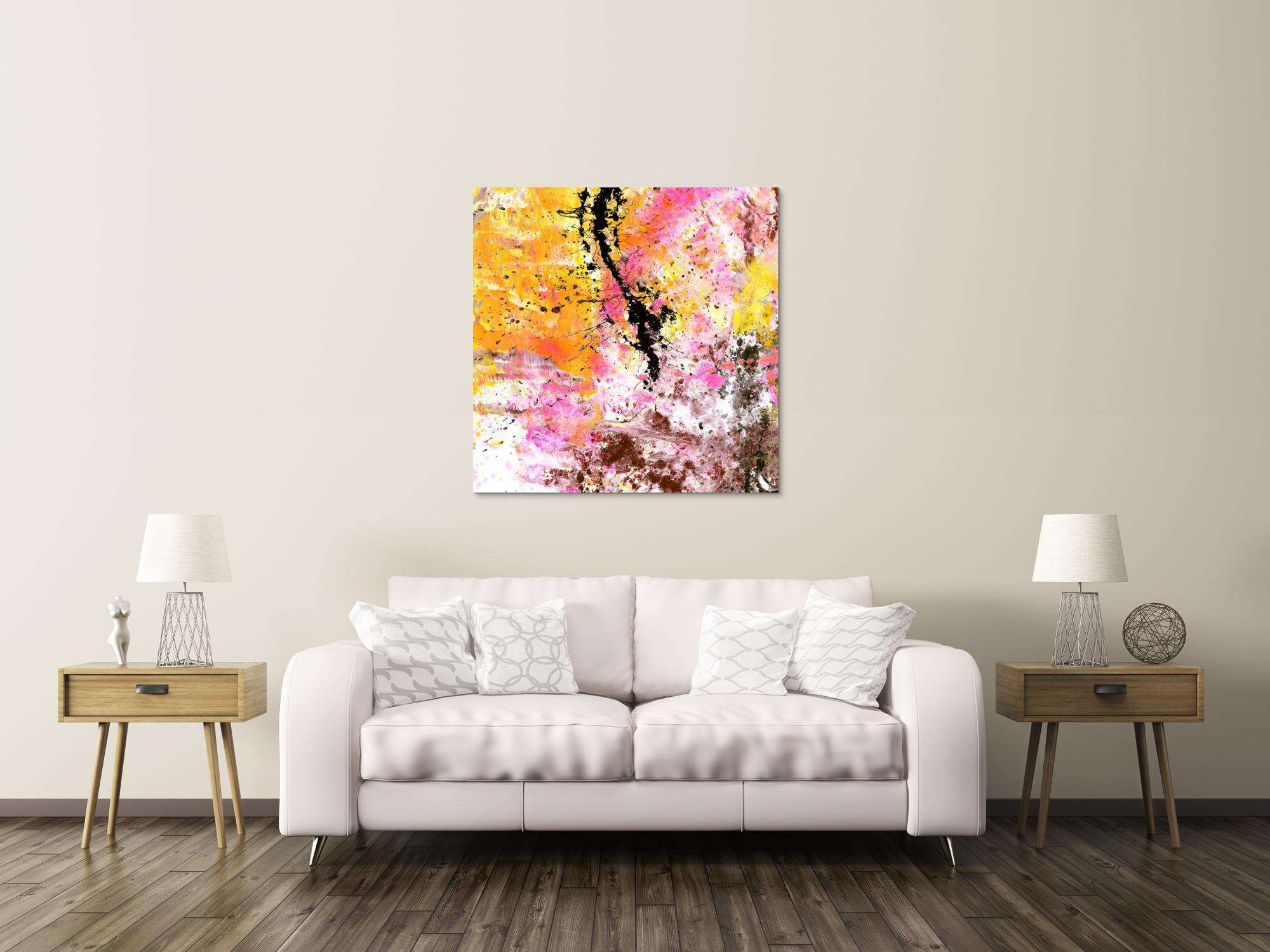 Abstraktes Bild auf Leinwand