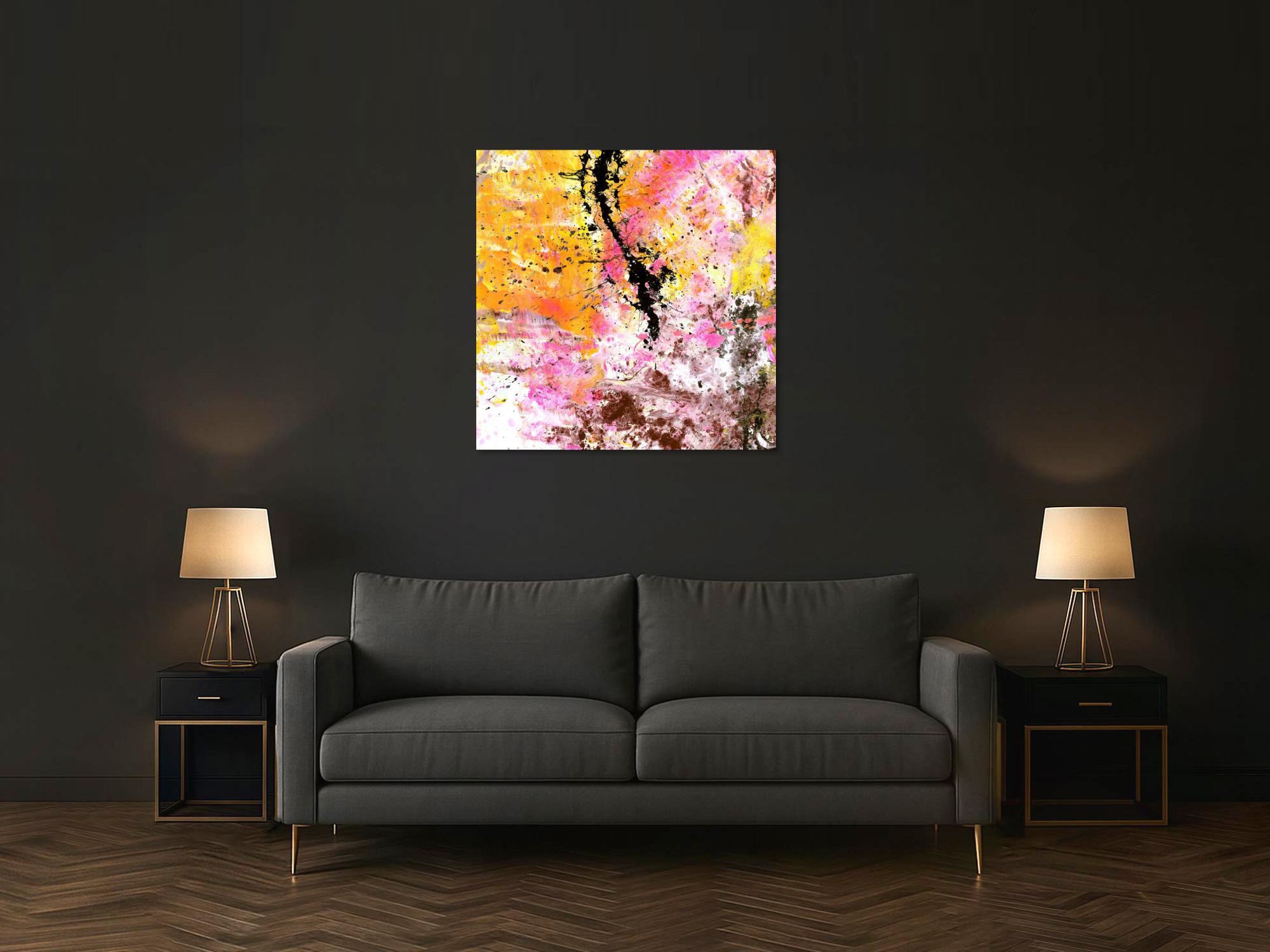 Abstraktes Bild auf Leinwand