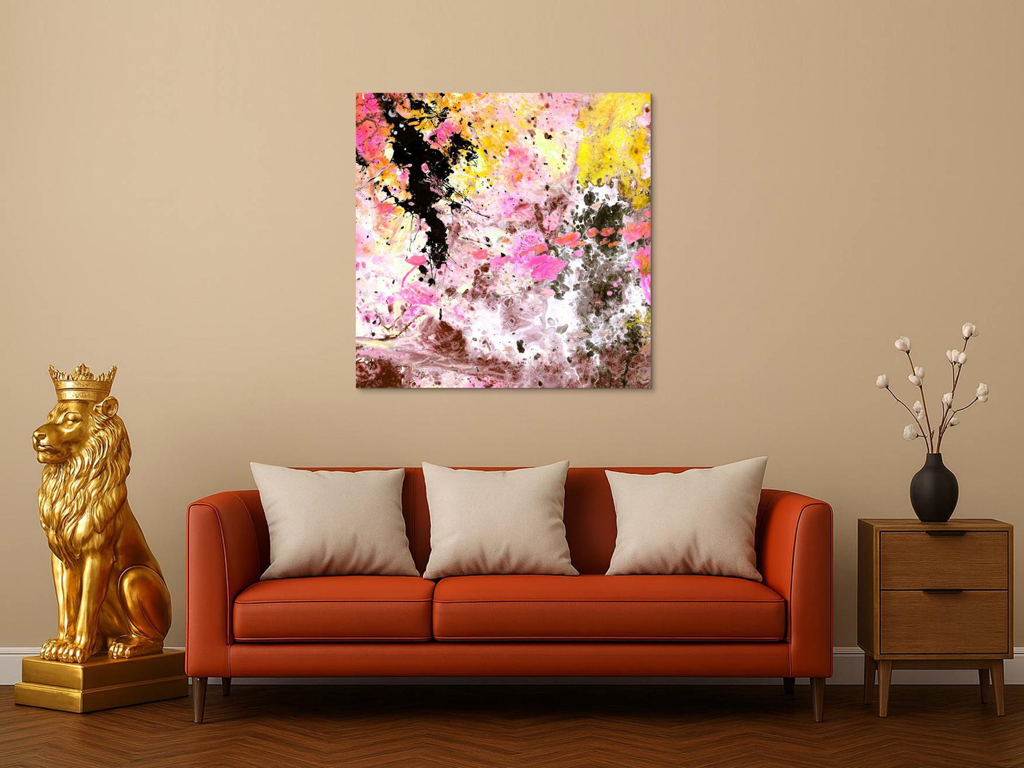 Abstraktes Bild auf Leinwand