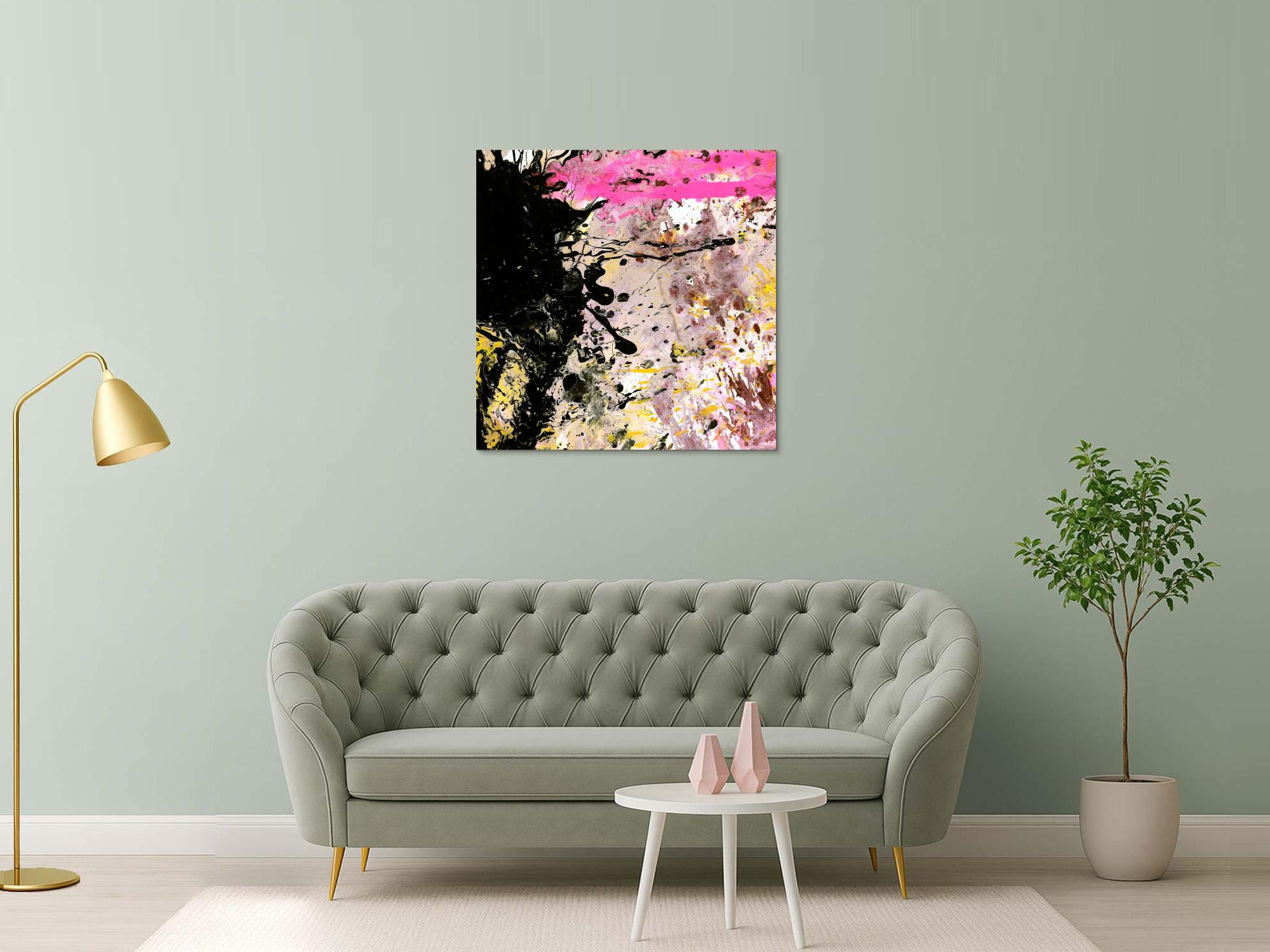 Abstraktes Bild auf Leinwand