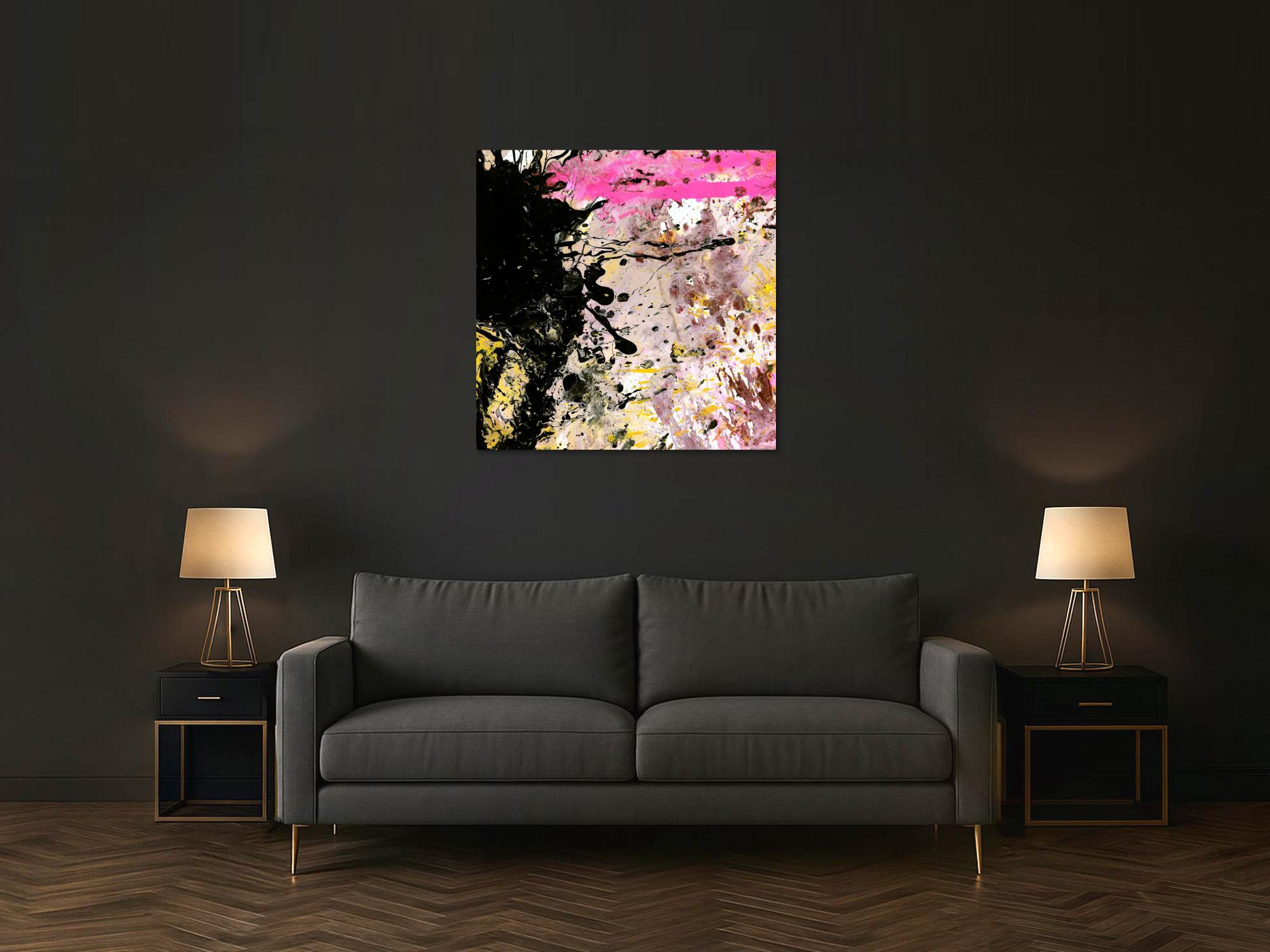 Abstraktes Bild auf Leinwand