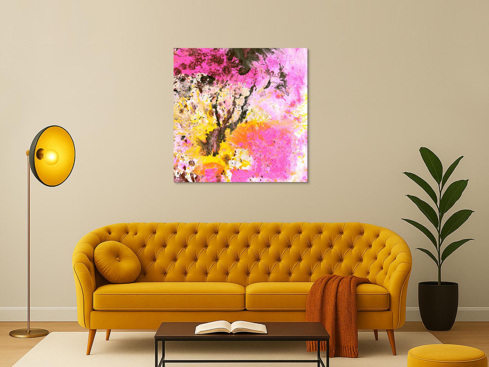 Abstraktes Bild auf Leinwand