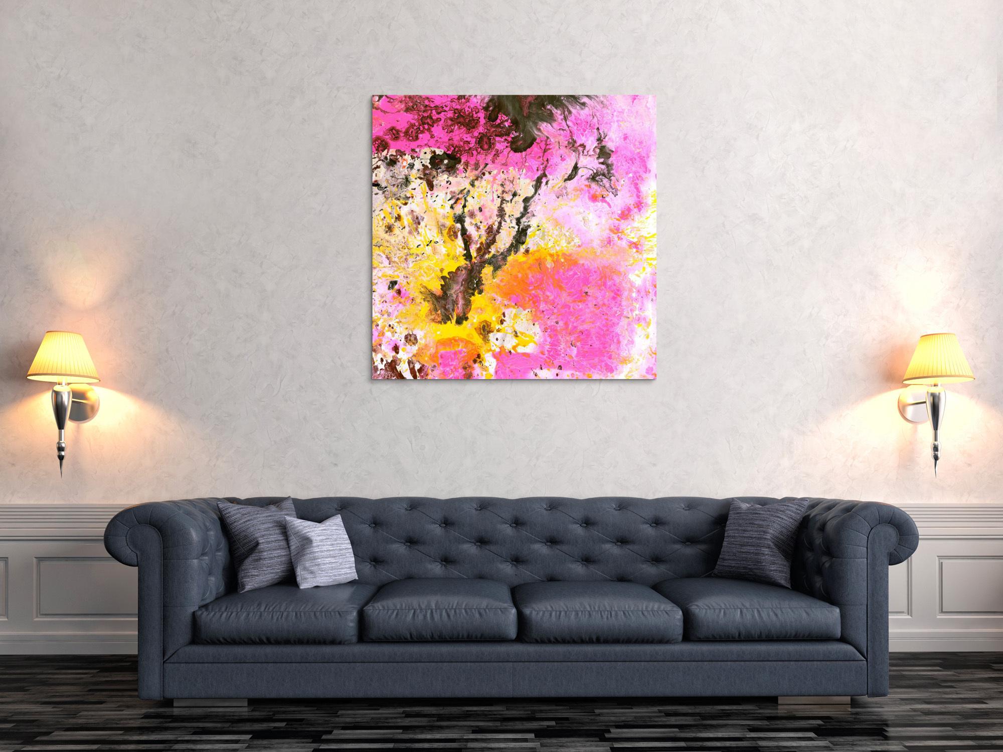 Abstraktes Bild auf Leinwand