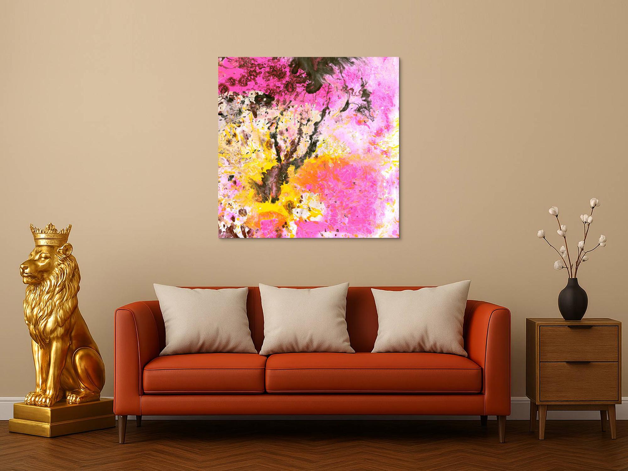 Abstraktes Bild auf Leinwand