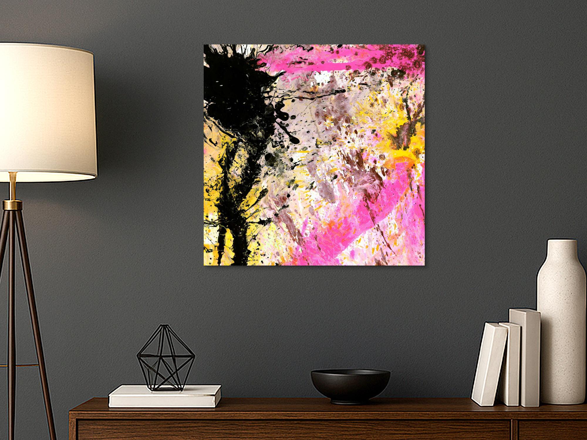 Abstraktes Bild auf Leinwand