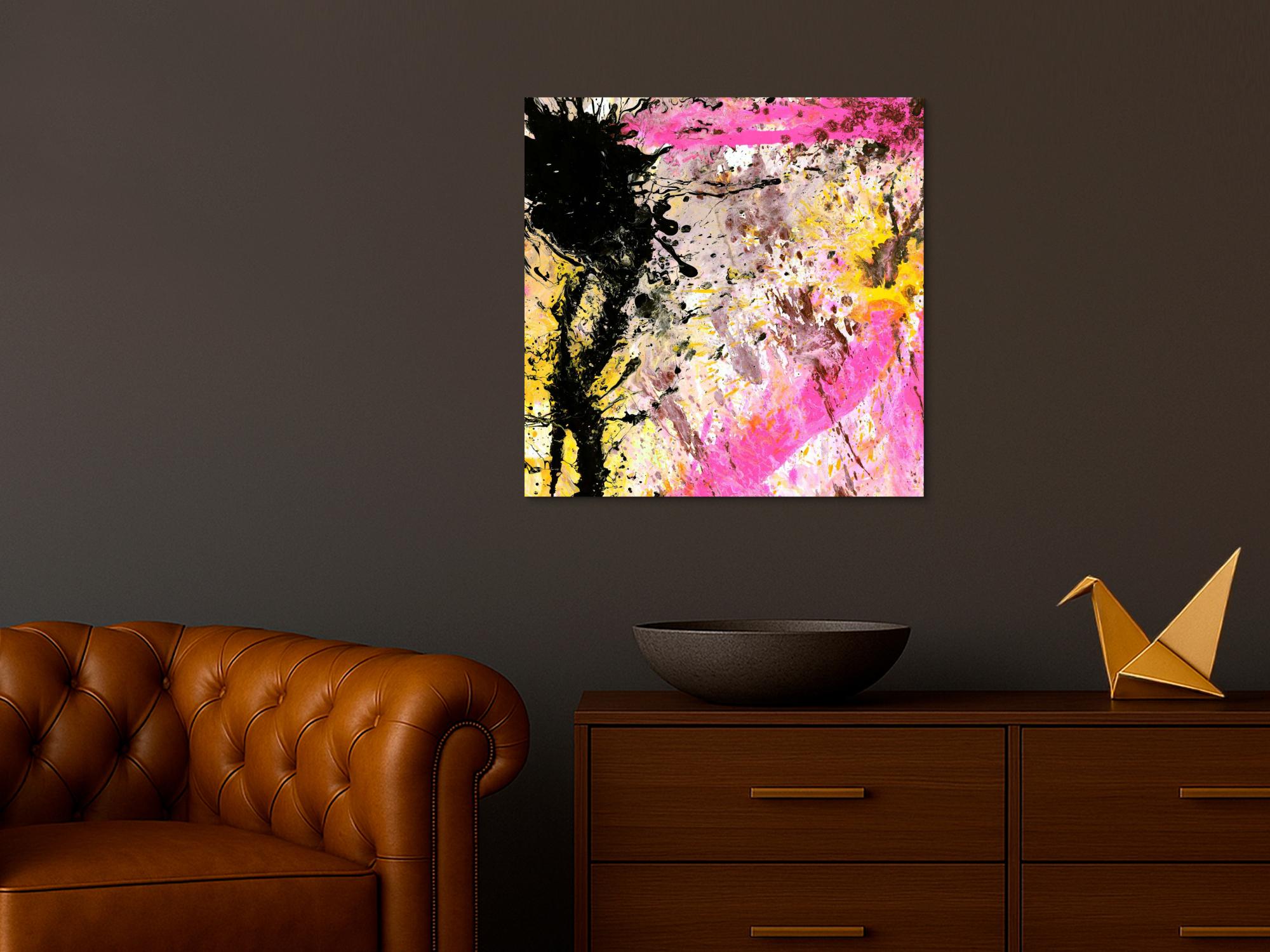 Abstraktes Bild auf Leinwand