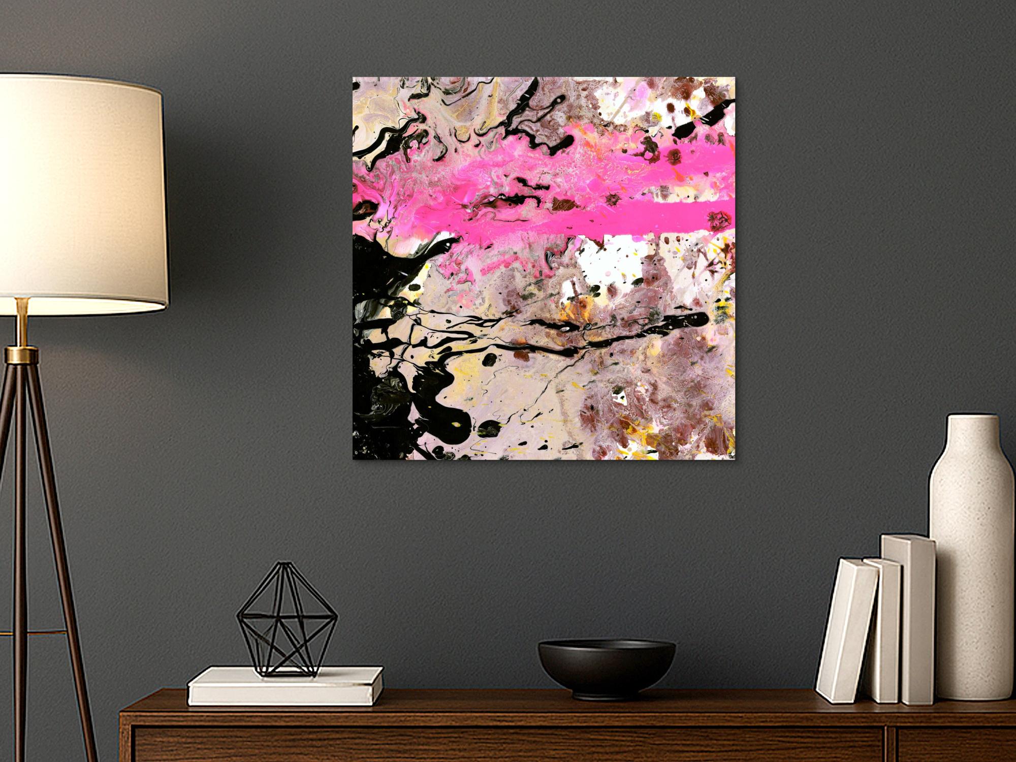 Abstraktes Bild auf Leinwand