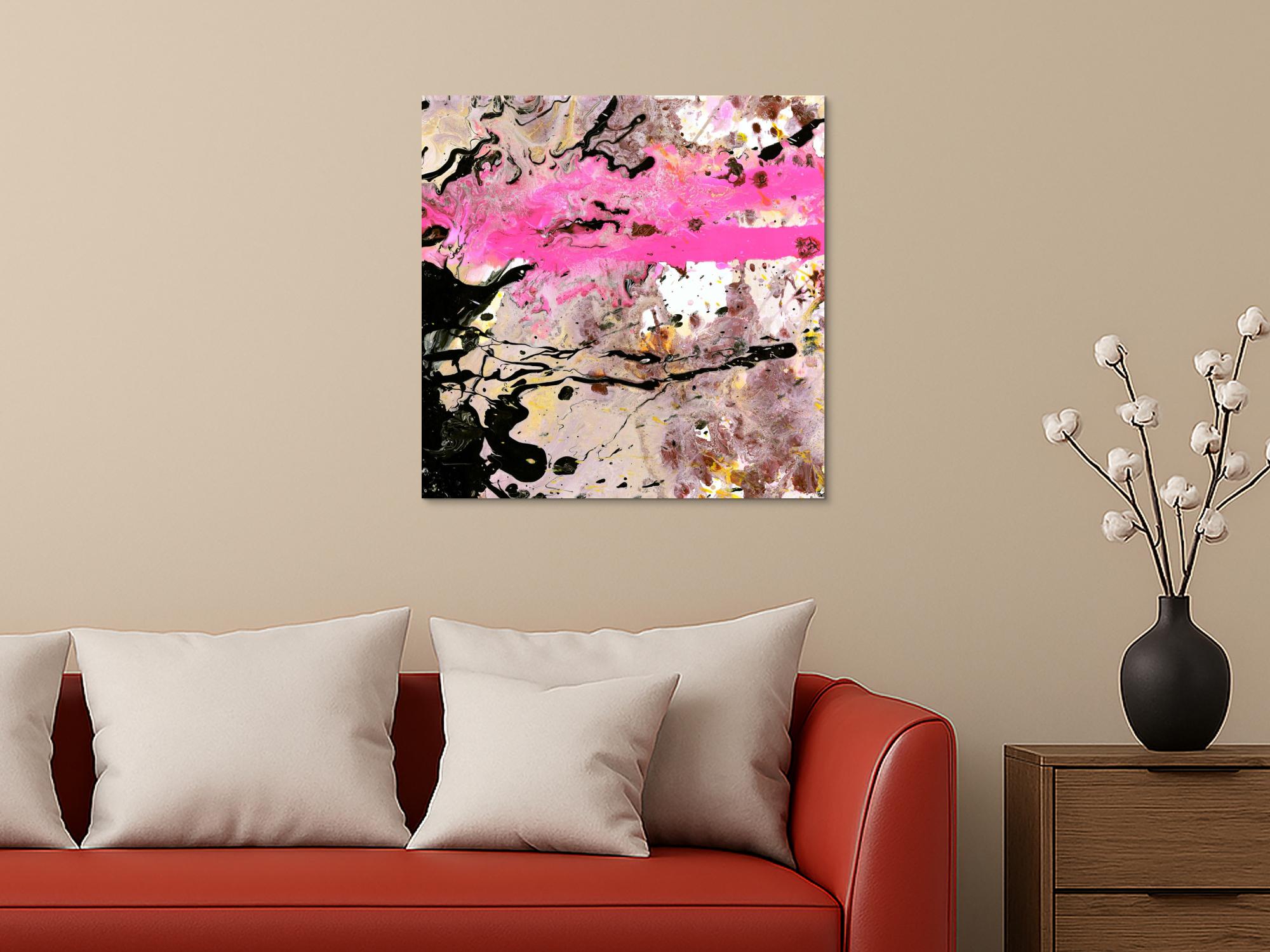 Abstraktes Bild auf Leinwand