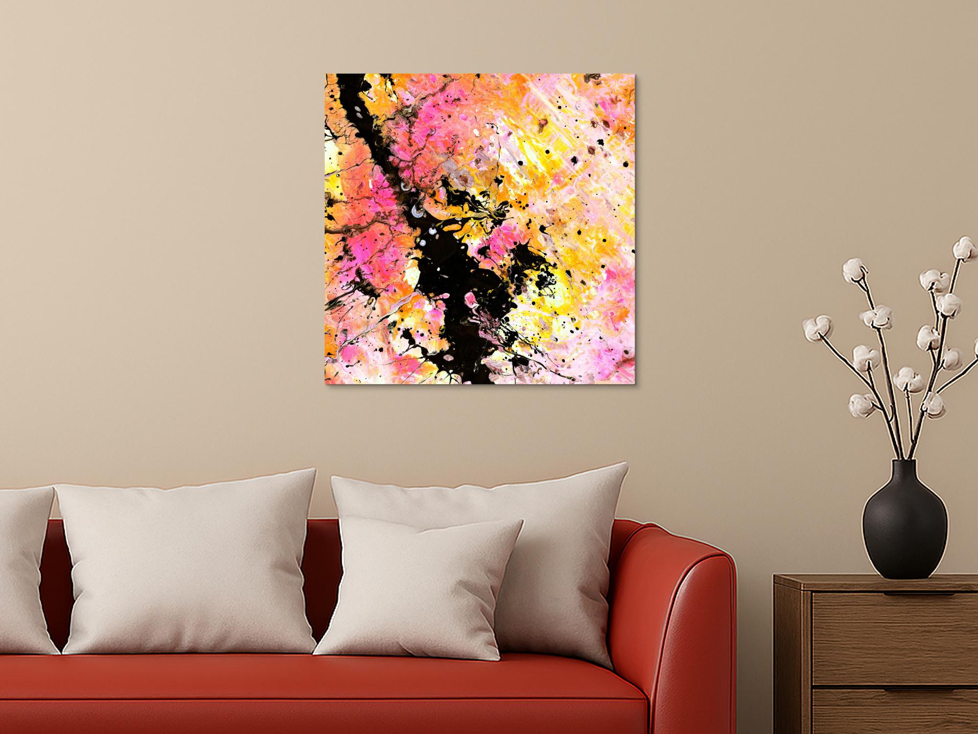 Abstraktes Bild auf Leinwand