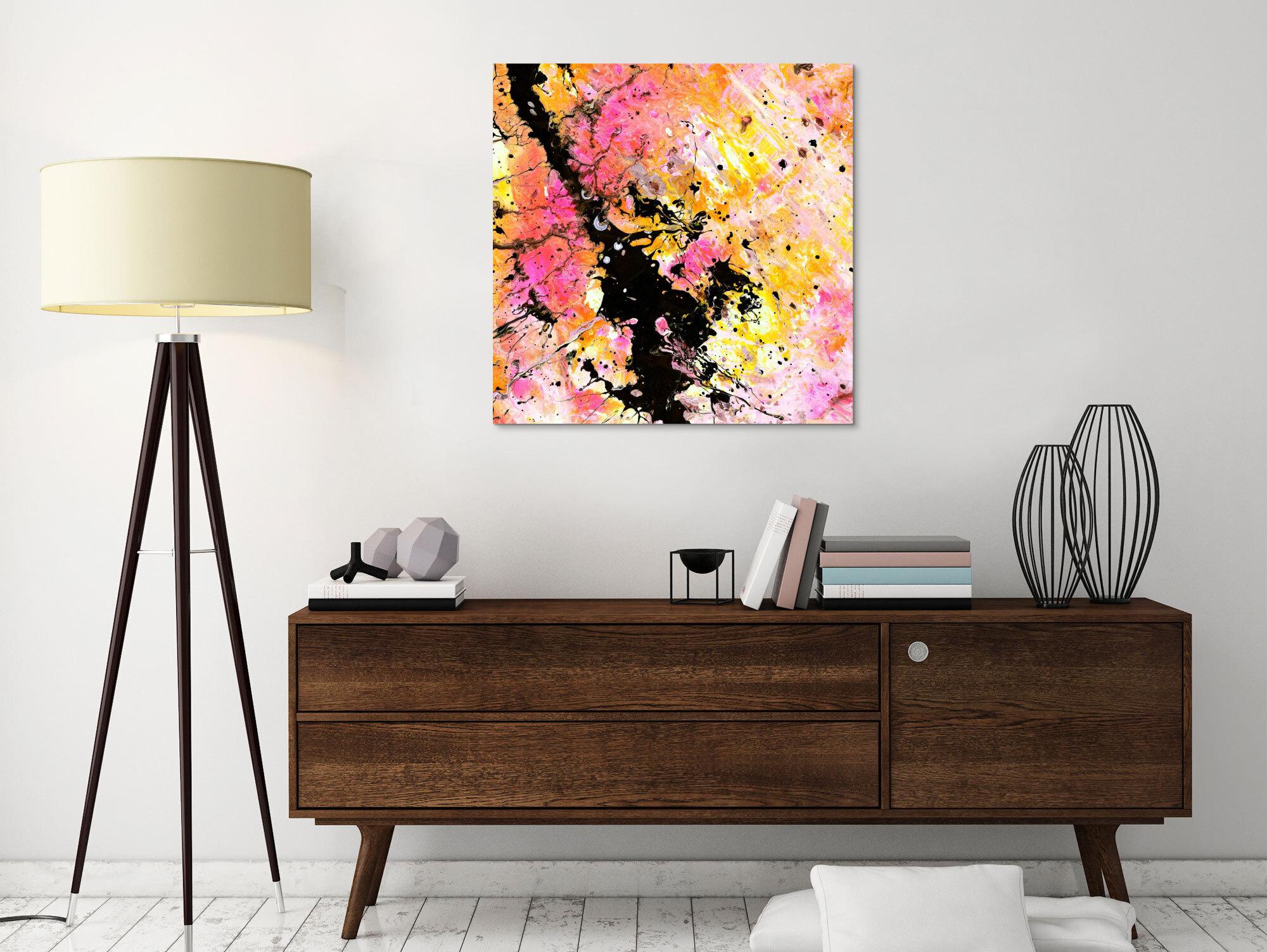 Abstraktes Bild auf Leinwand