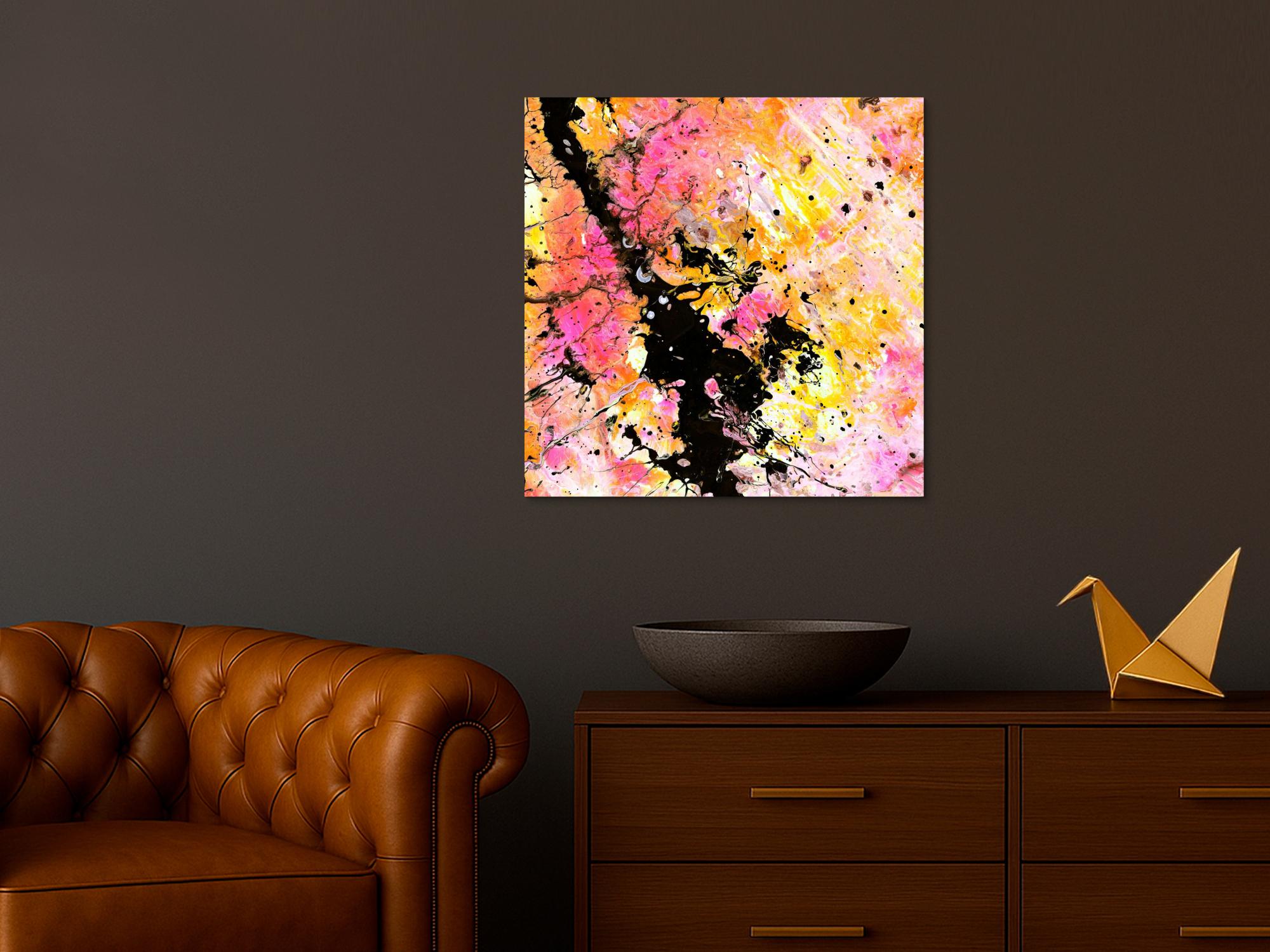 Abstraktes Bild auf Leinwand