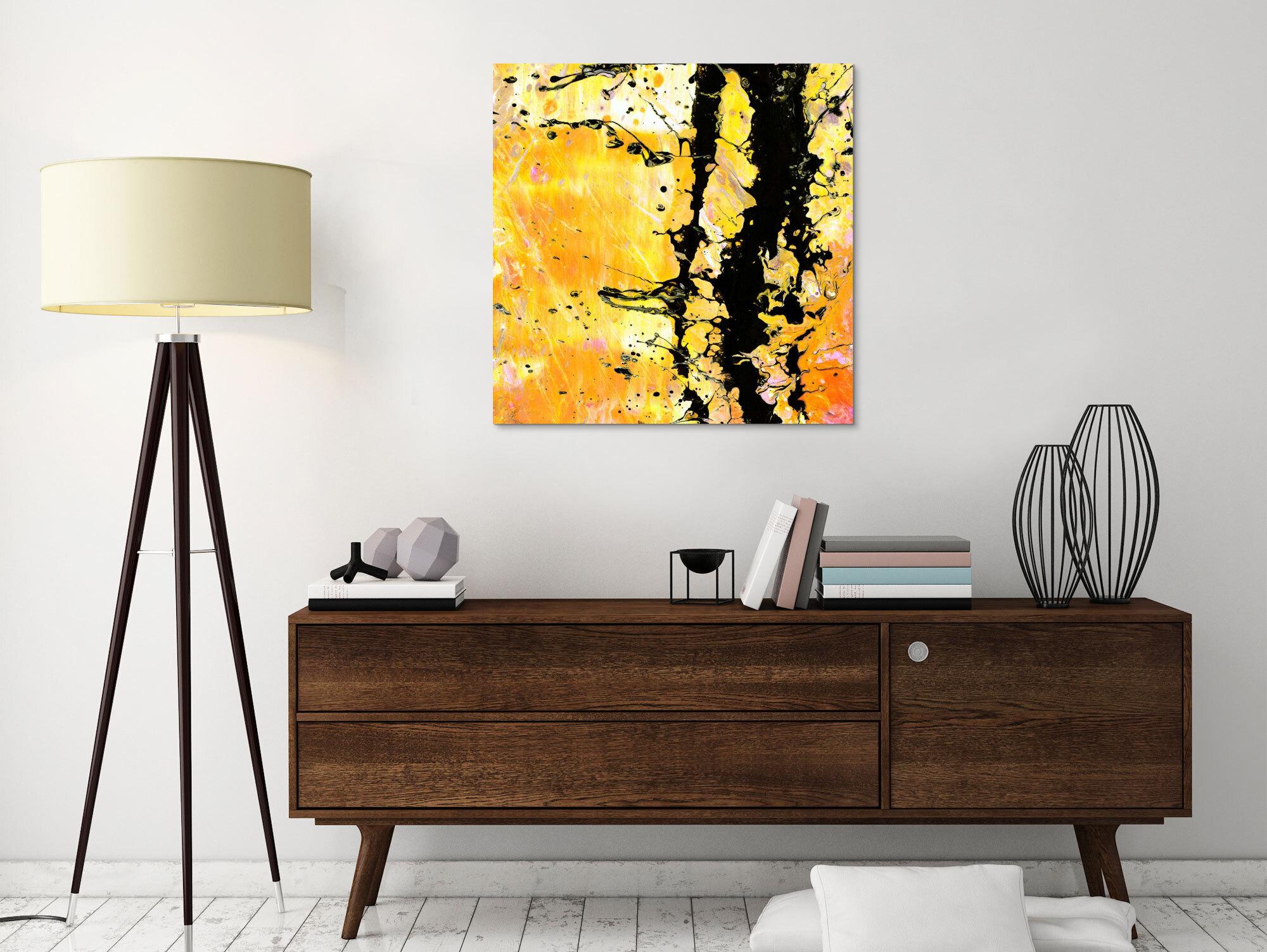 Abstraktes Bild auf Leinwand