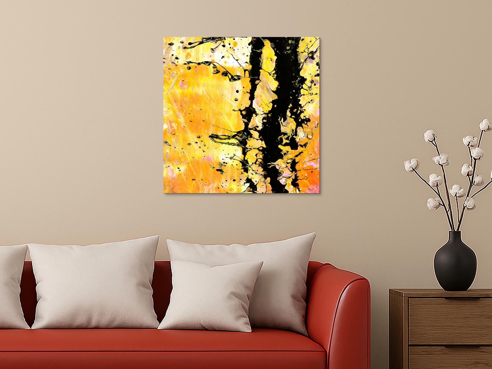 Abstraktes Bild auf Leinwand