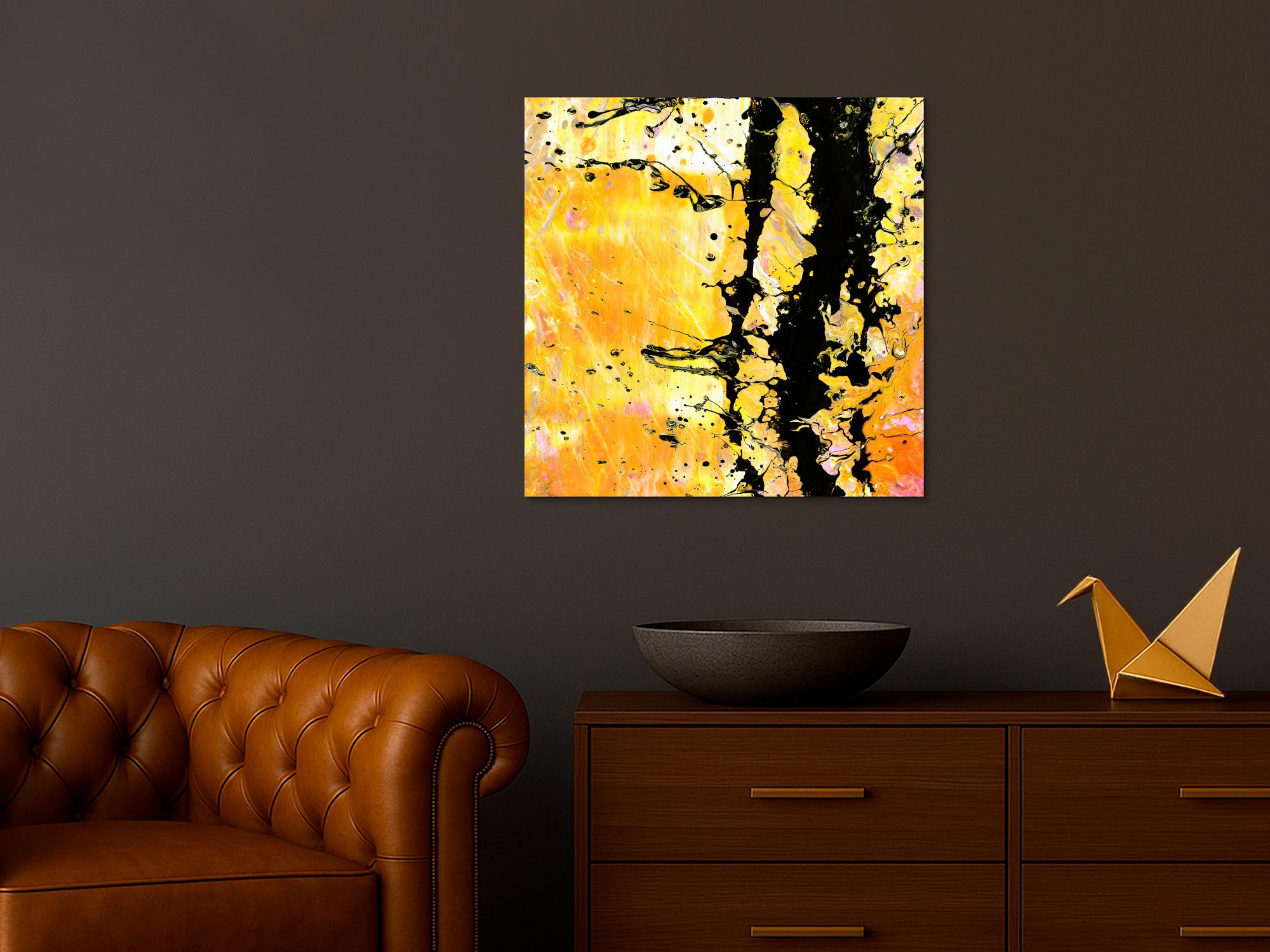 Abstraktes Bild auf Leinwand