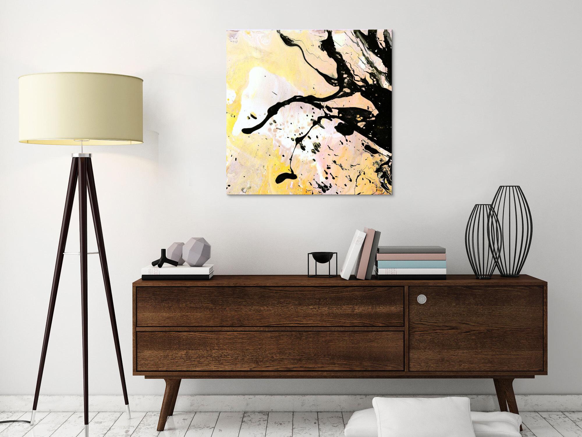 Abstraktes Bild auf Leinwand