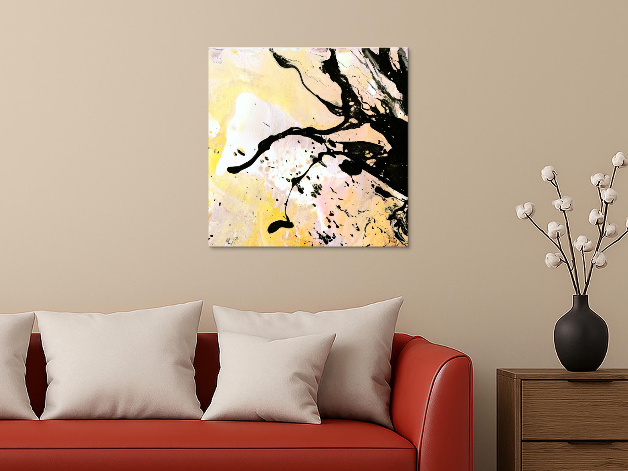 Abstraktes Bild auf Leinwand