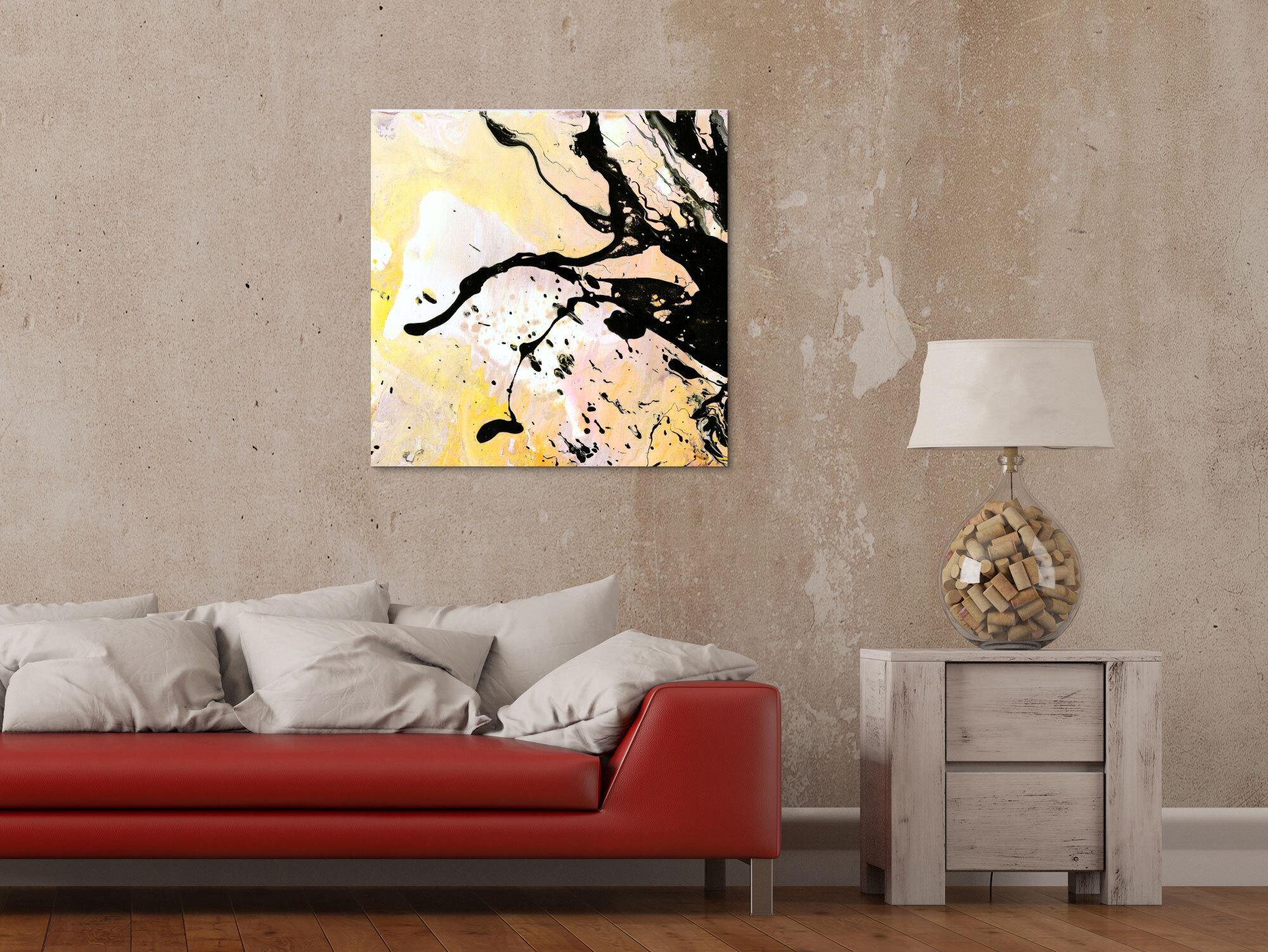Abstraktes Bild auf Leinwand