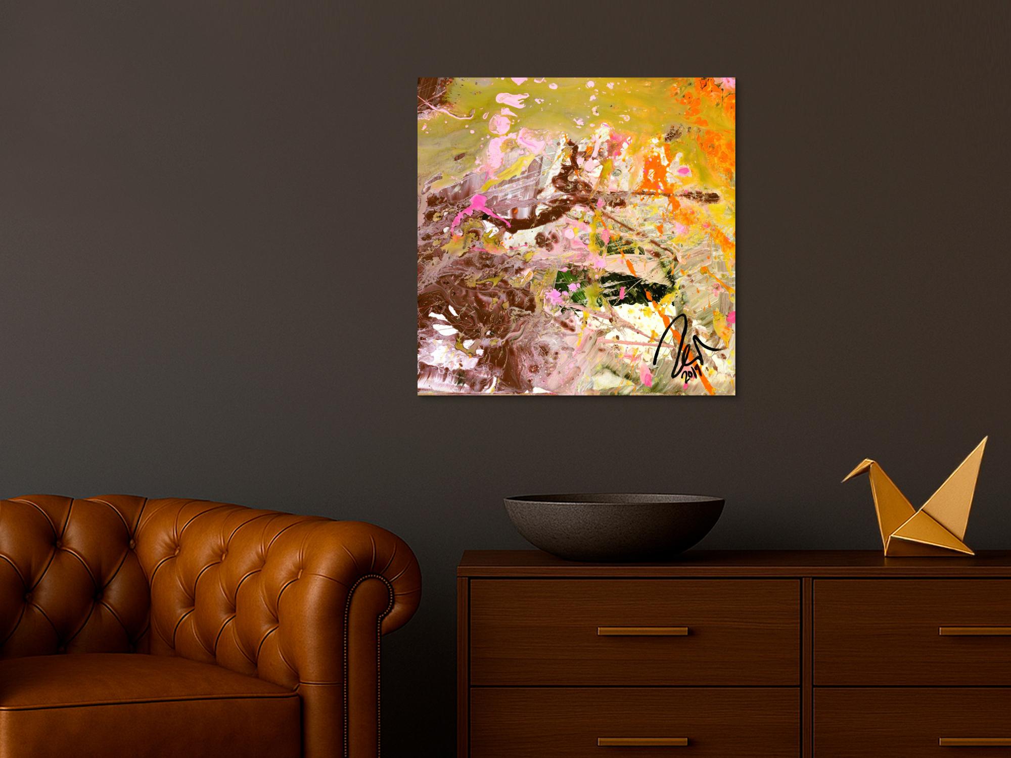 Abstraktes Bild auf Leinwand