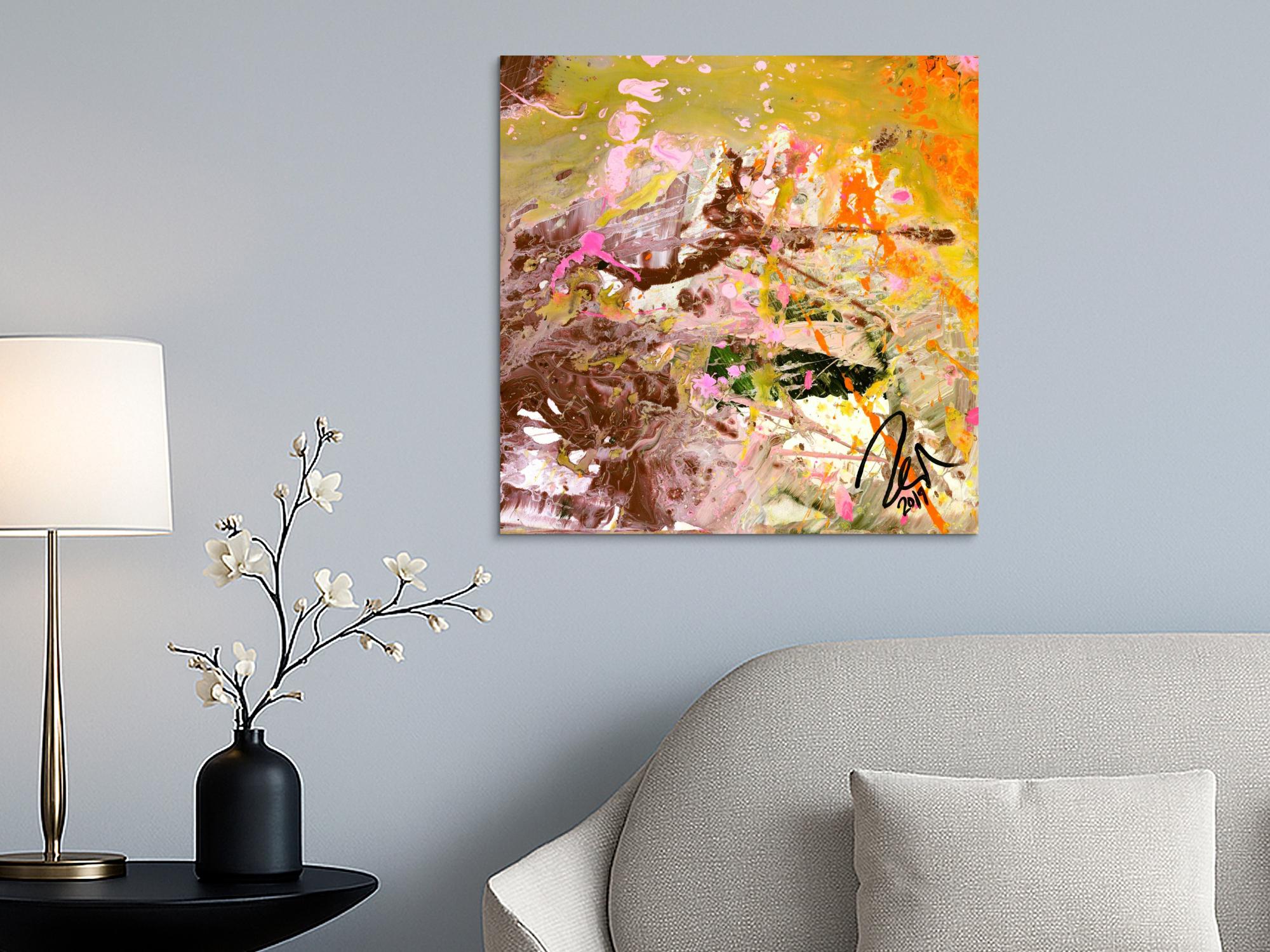 Abstraktes Bild auf Leinwand