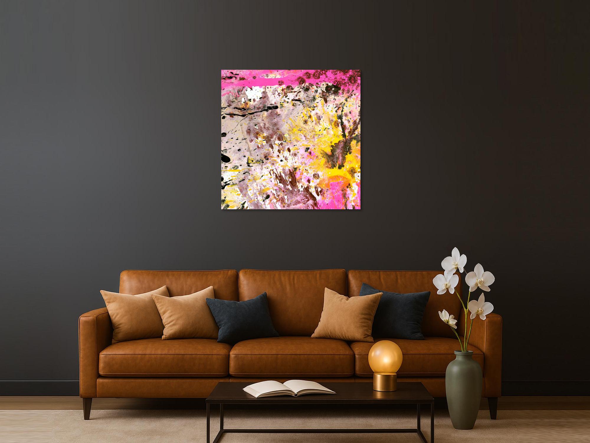 Abstraktes Bild auf Leinwand