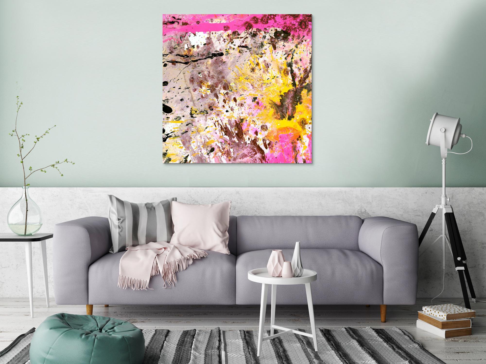 Abstraktes Bild auf Leinwand