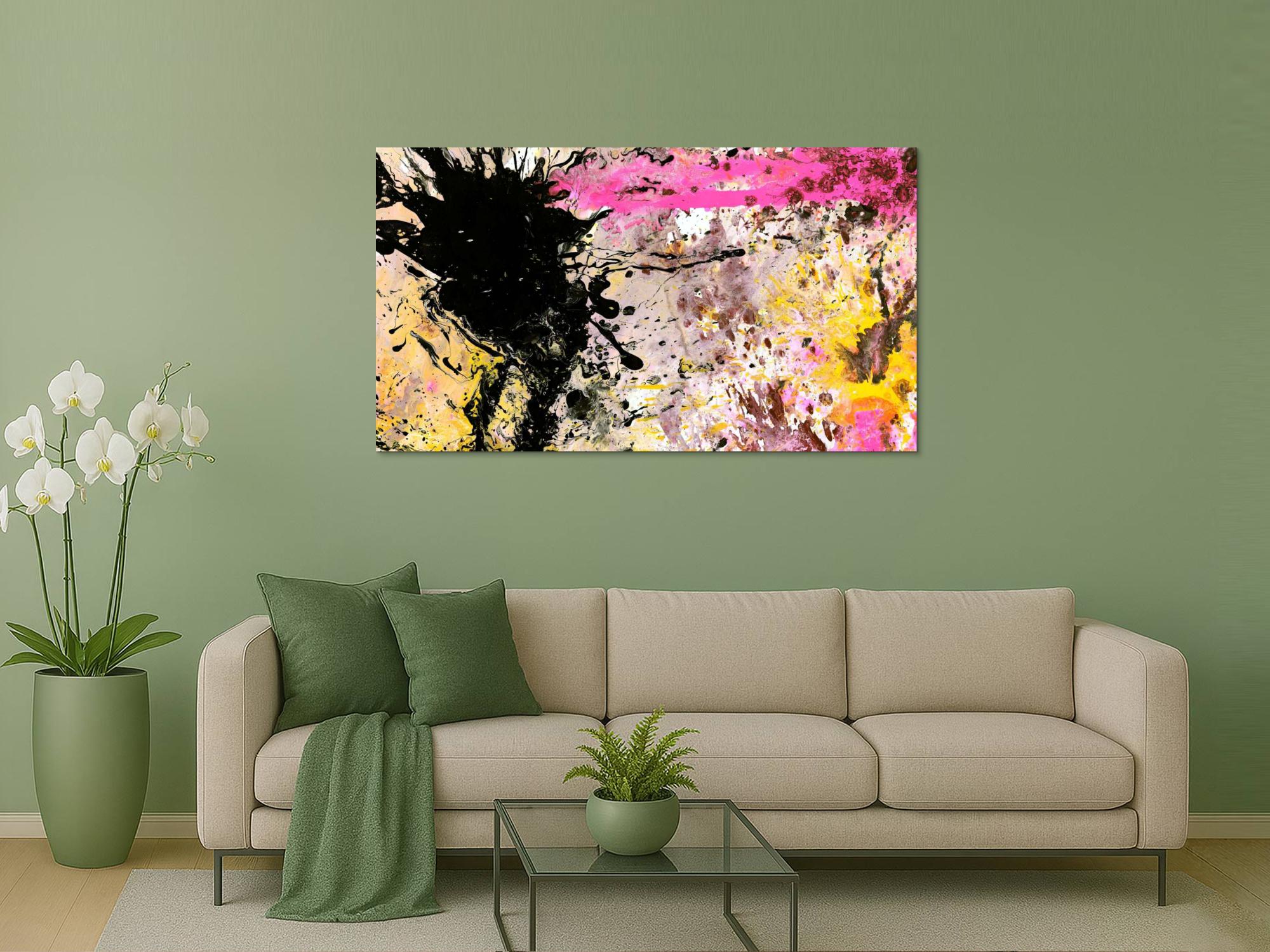 Abstraktes Bild auf Leinwand