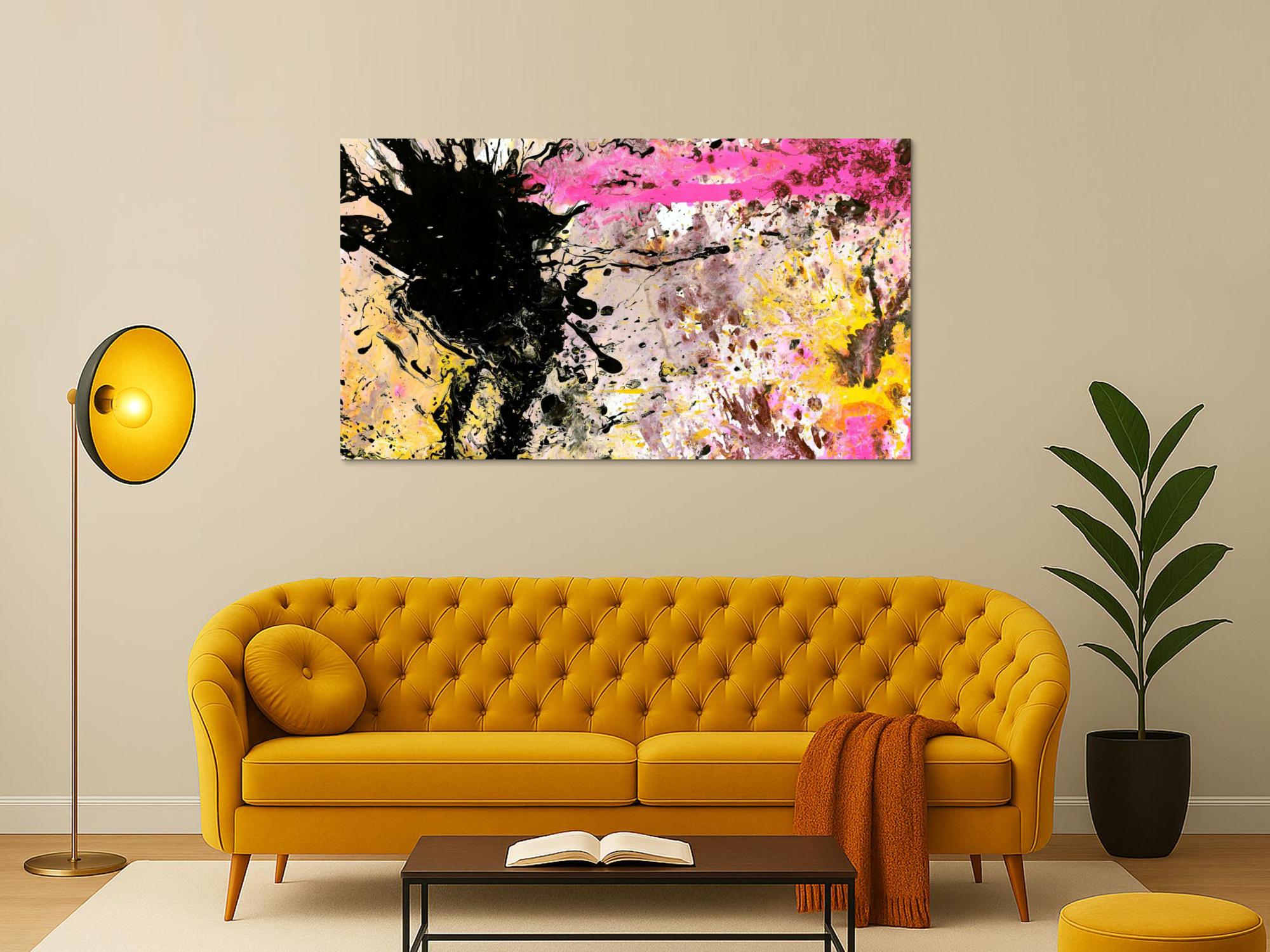 Abstraktes Bild auf Leinwand