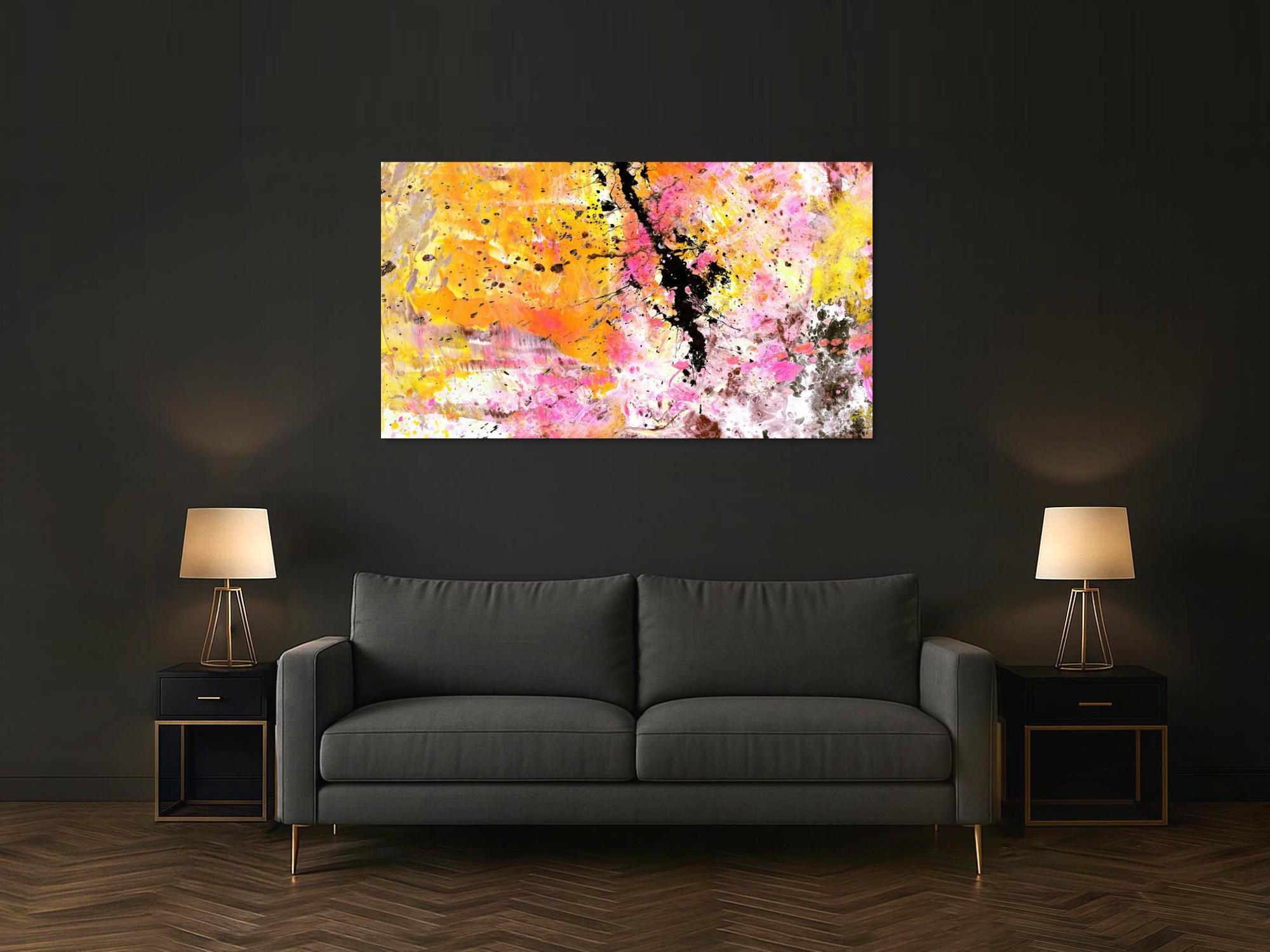 Abstraktes Bild auf Leinwand