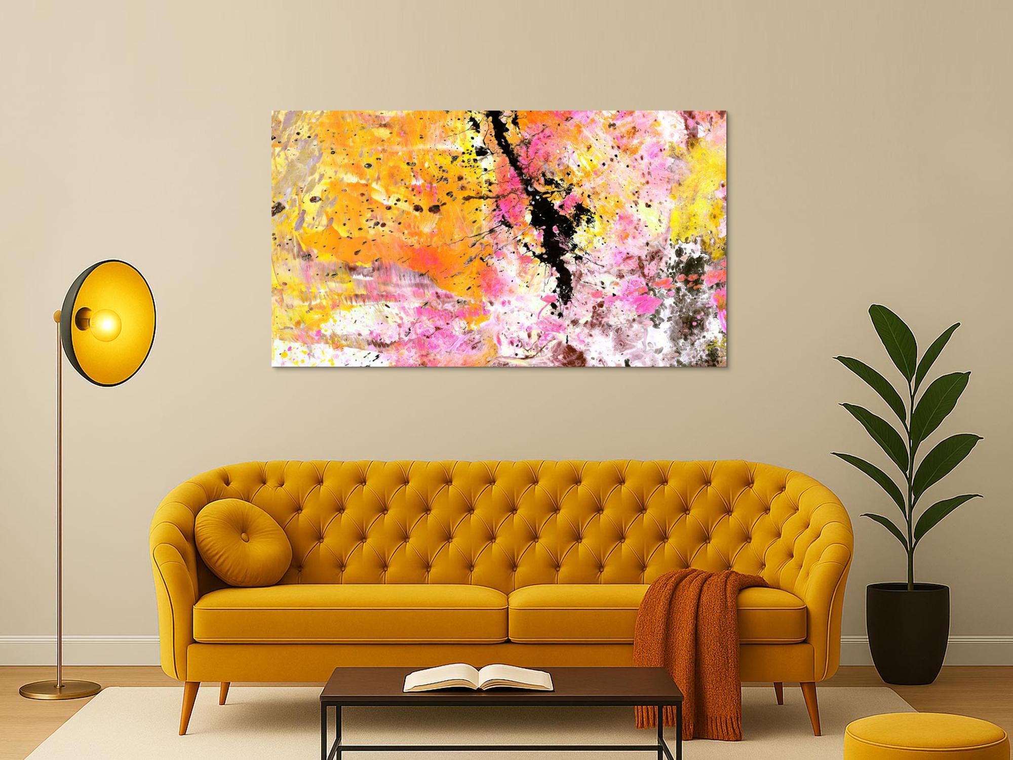 Abstraktes Bild auf Leinwand