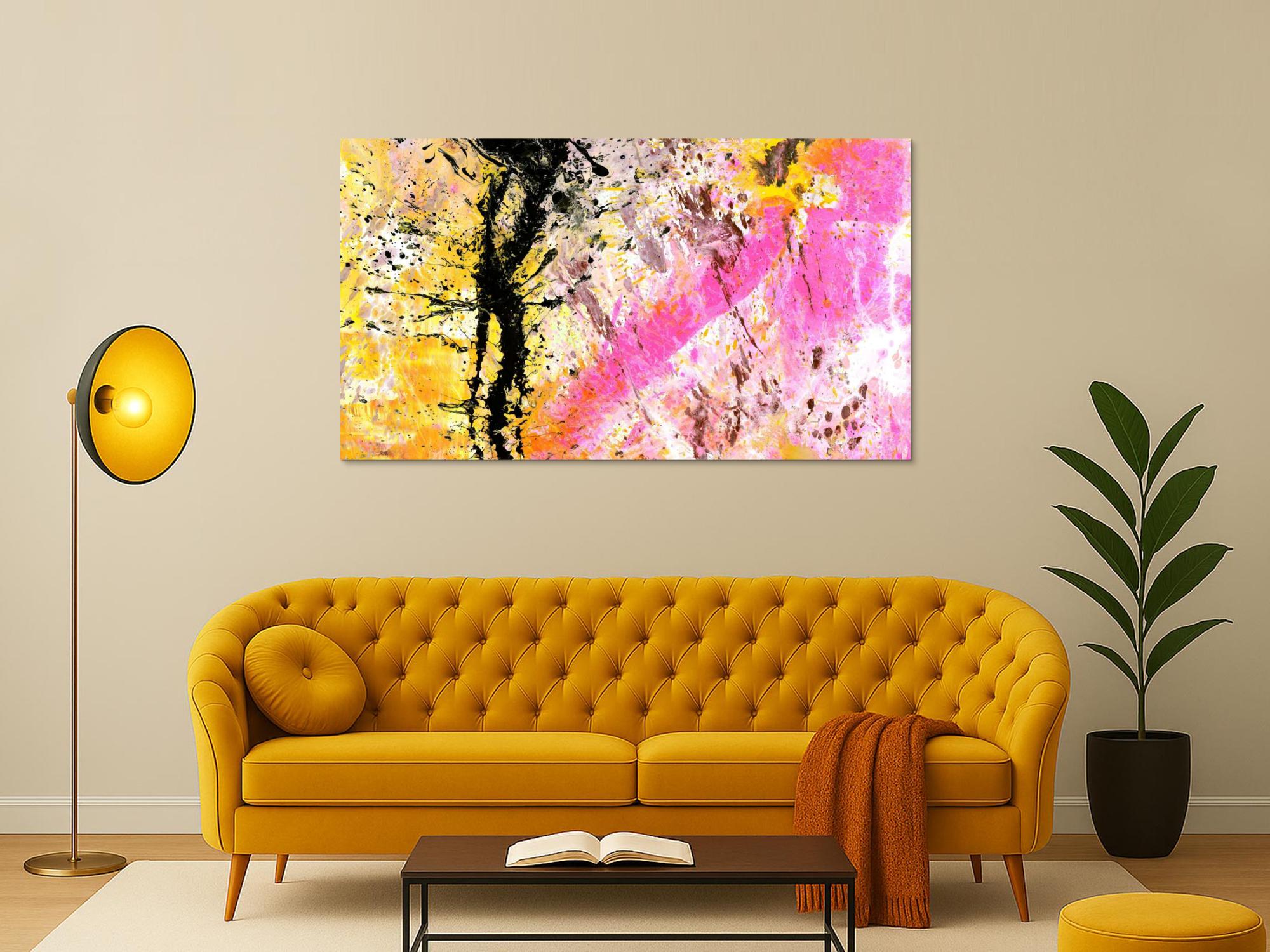 Abstraktes Bild auf Leinwand