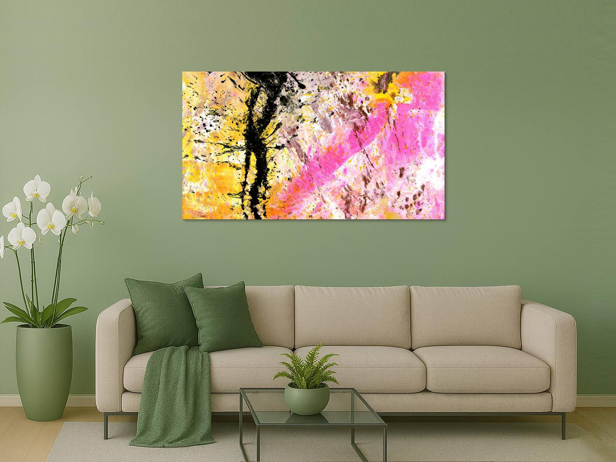 Abstraktes Bild auf Leinwand