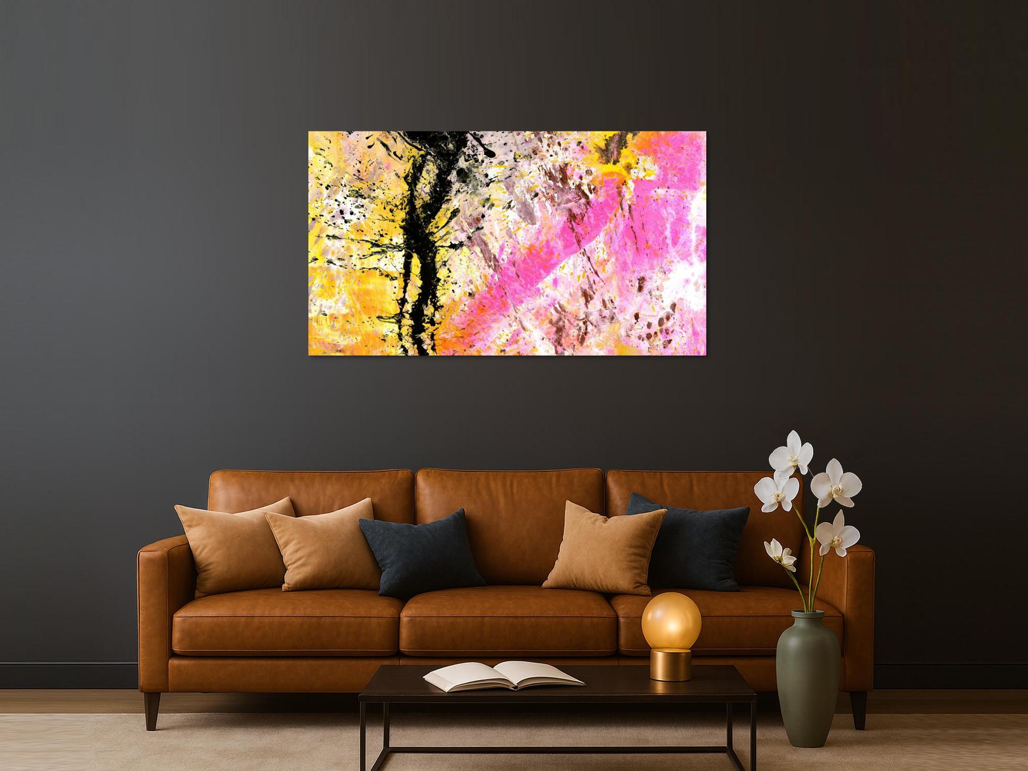 Abstraktes Bild auf Leinwand