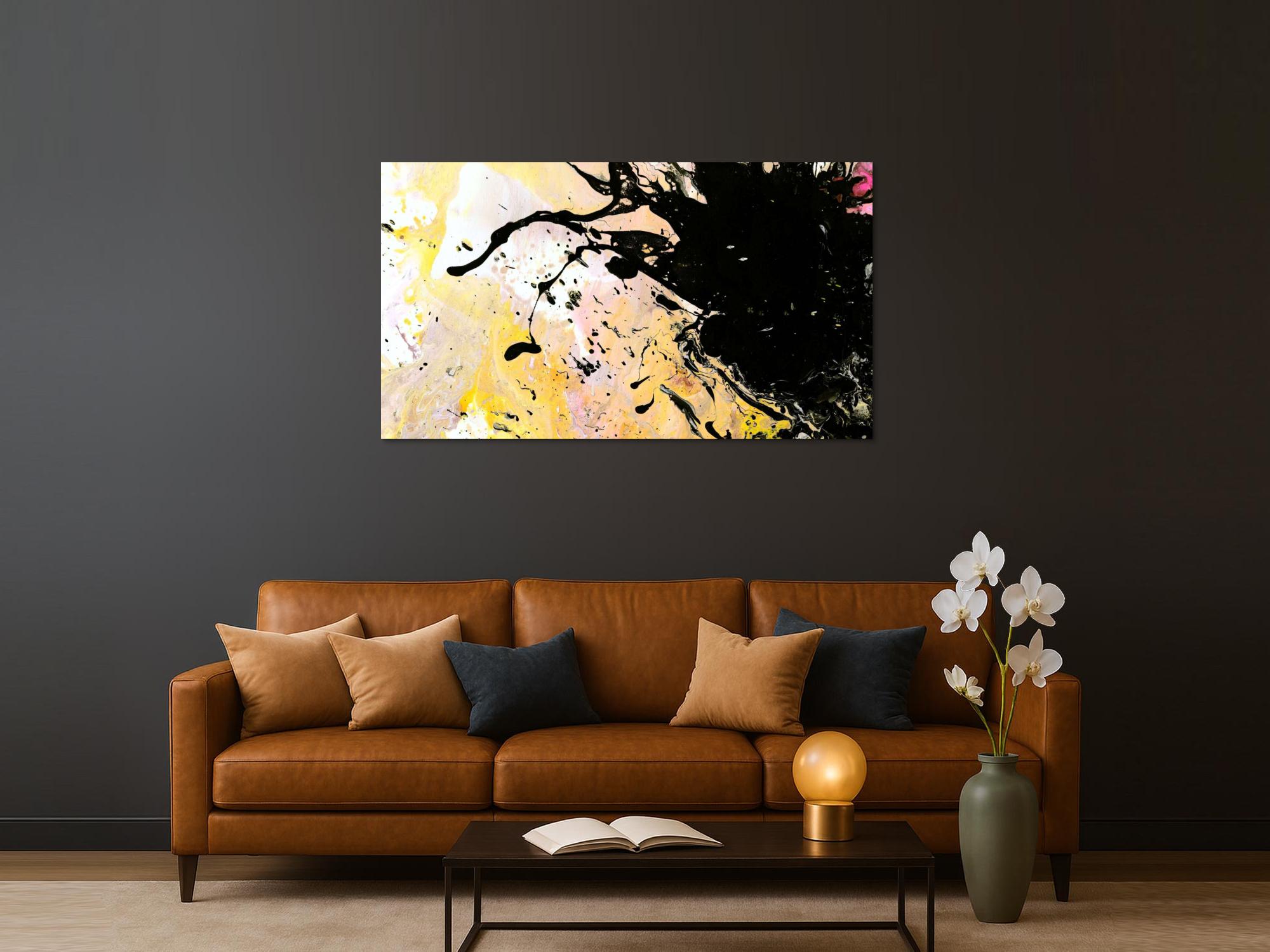 Abstraktes Bild auf Leinwand