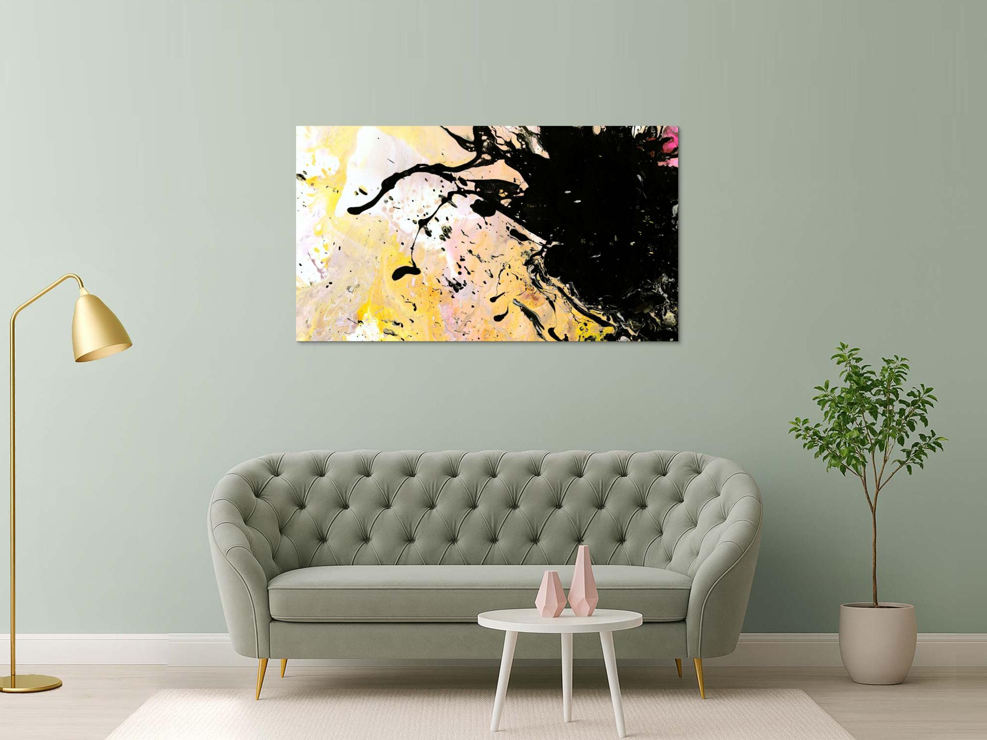 Abstraktes Bild auf Leinwand