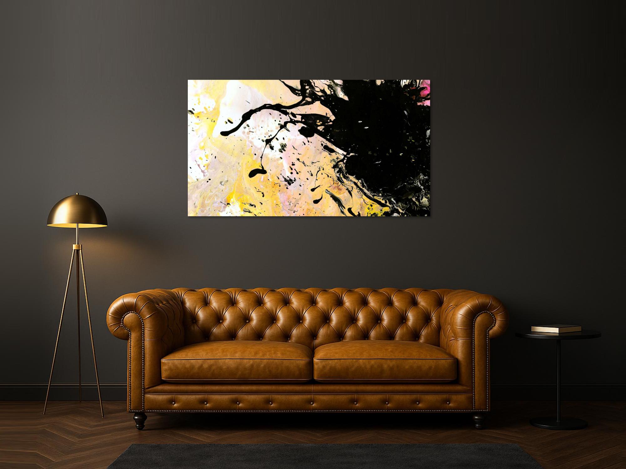 Abstraktes Bild auf Leinwand