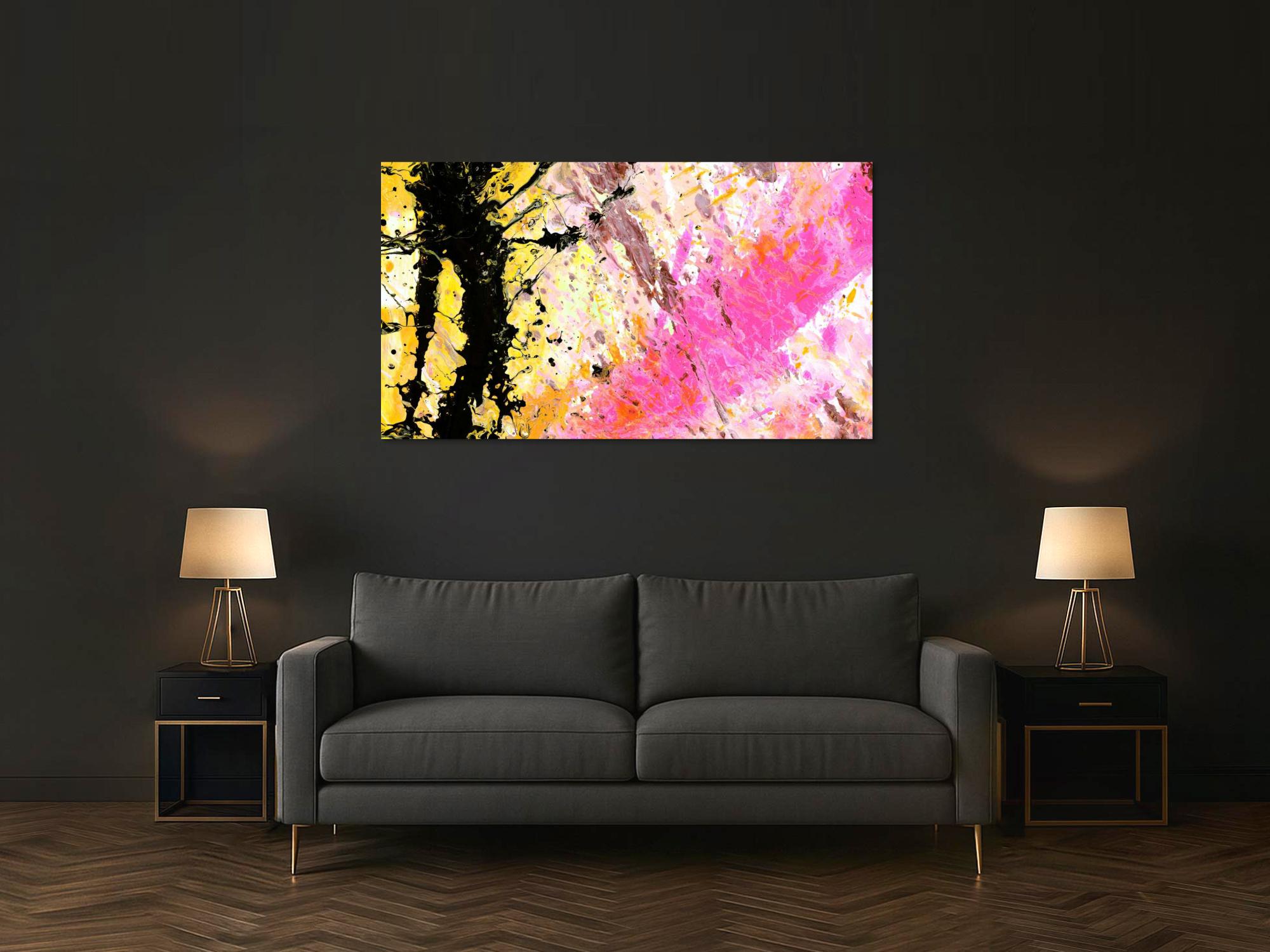 Abstraktes Bild auf Leinwand