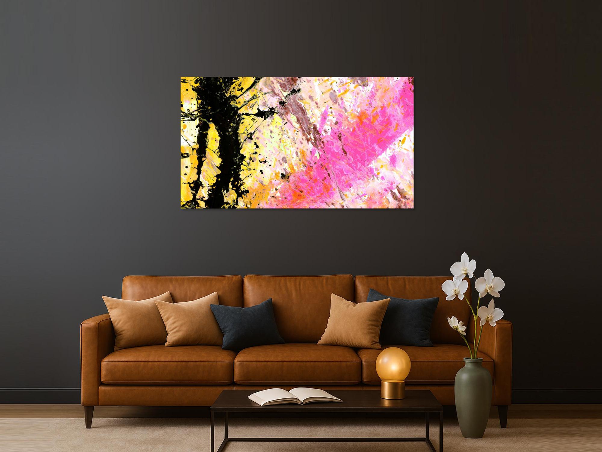 Abstraktes Bild auf Leinwand