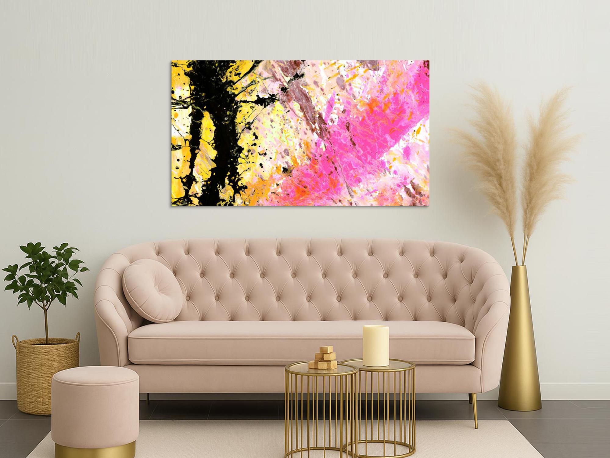 Abstraktes Bild auf Leinwand