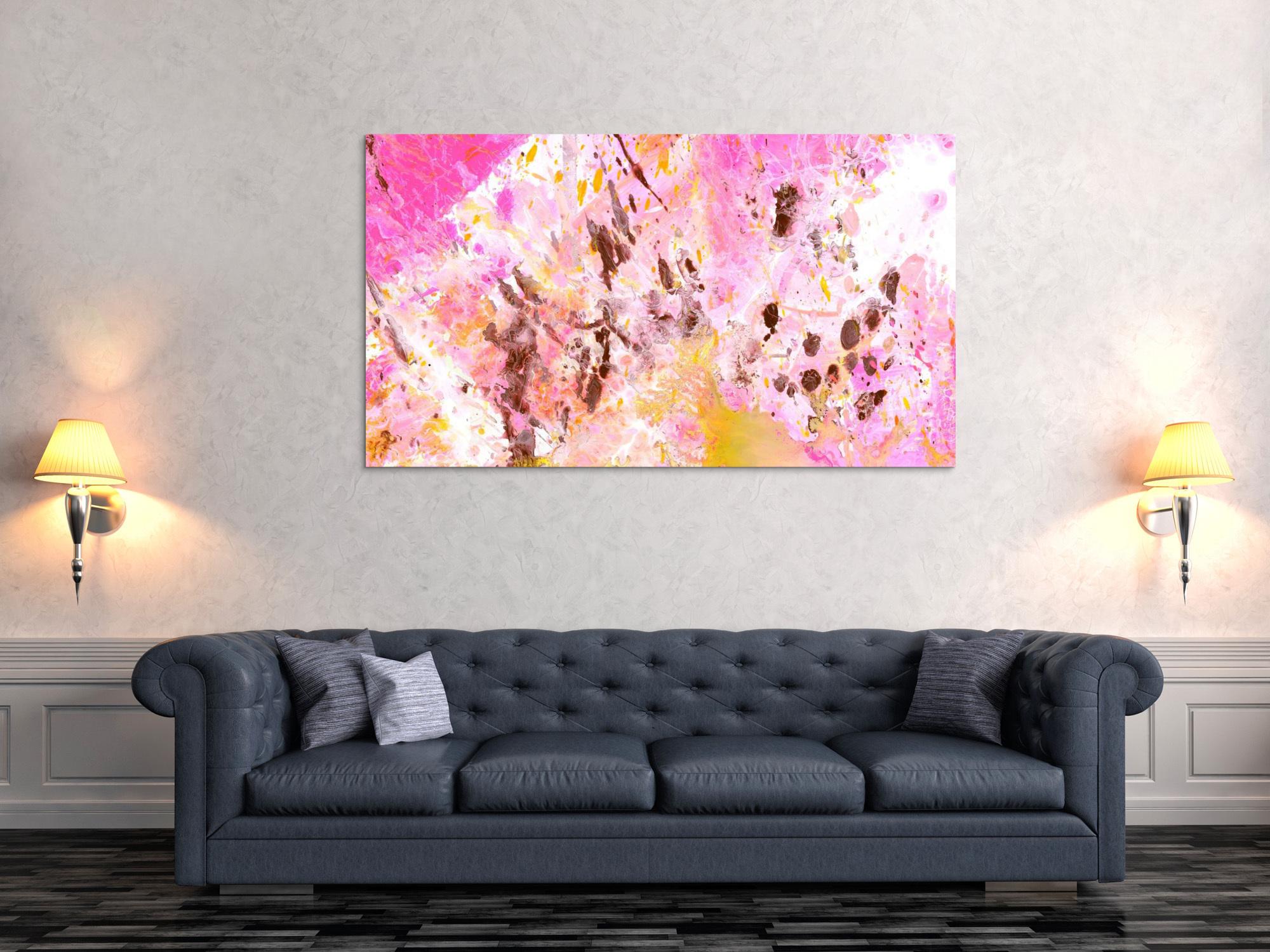 Abstraktes Bild auf Leinwand