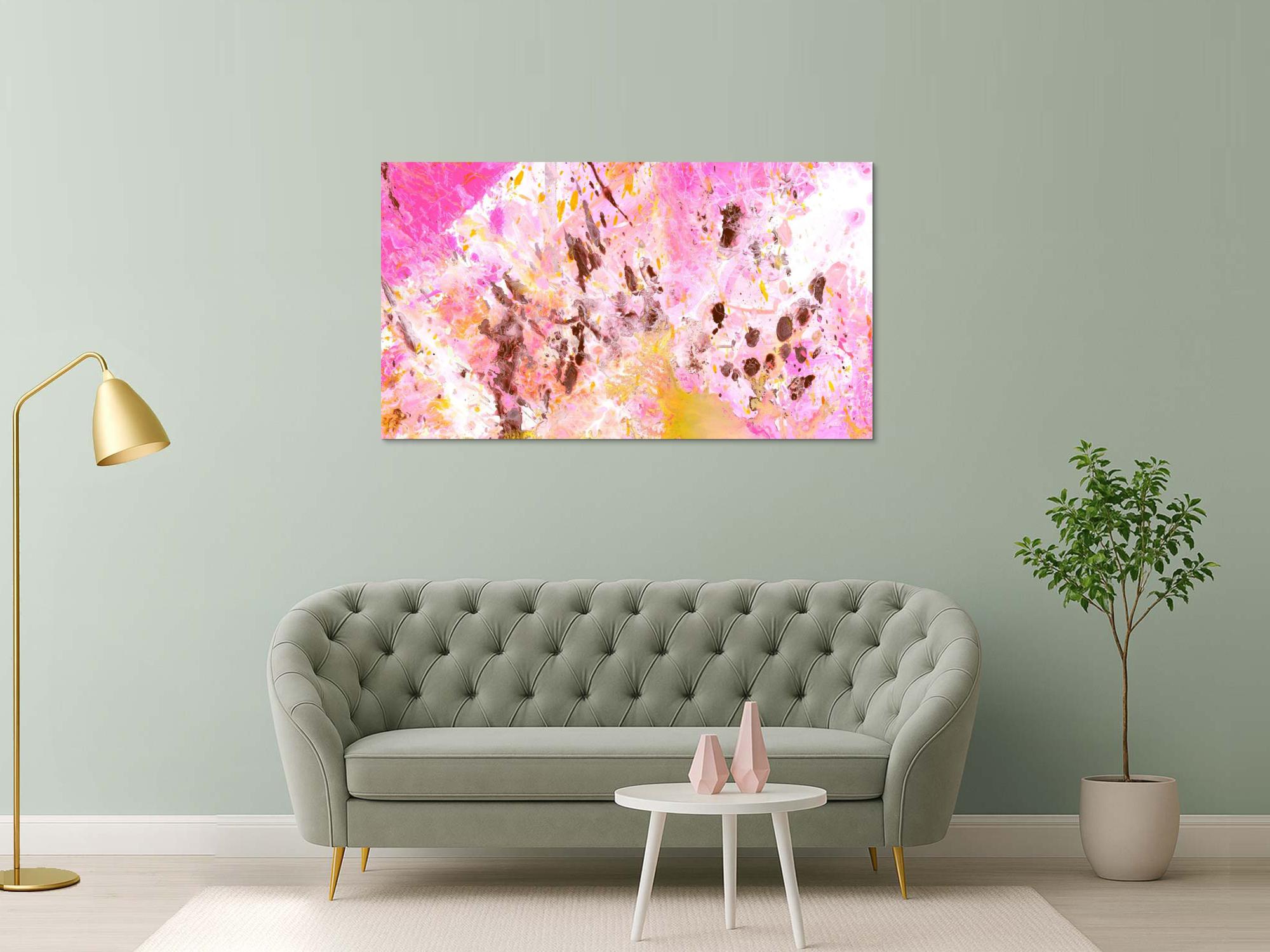 Abstraktes Bild auf Leinwand