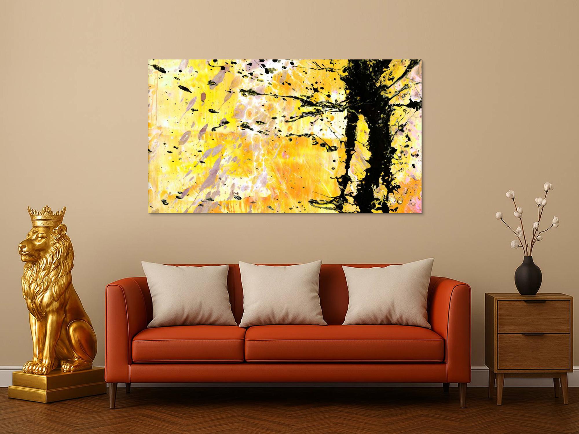 Abstraktes Bild auf Leinwand